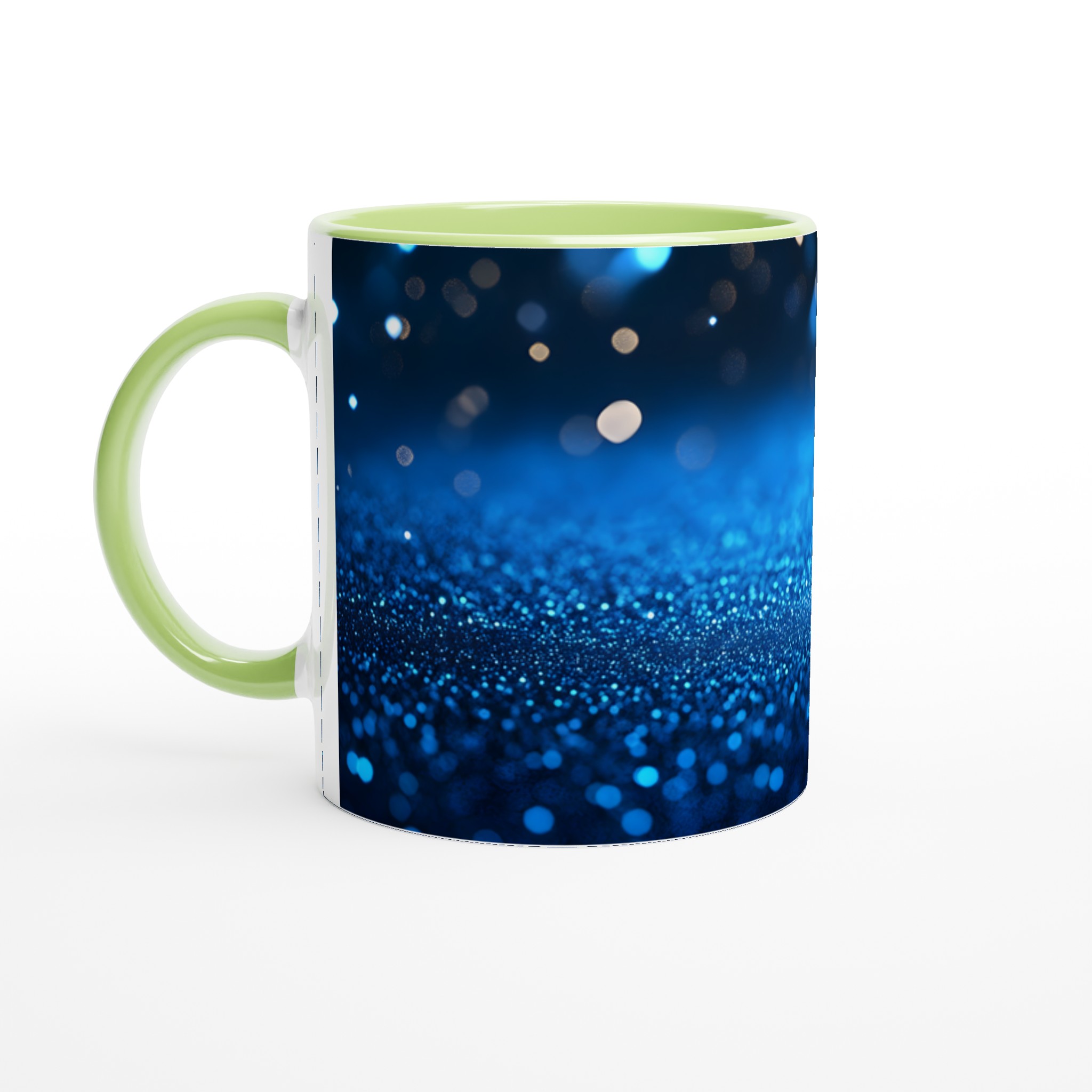 Stjärnklar Natt 11oz Keramikmugg - Blå Glittereffekt & Valfri Färg 7 79874d36-7fea-44ea-b237-cd4a6b34e0fb