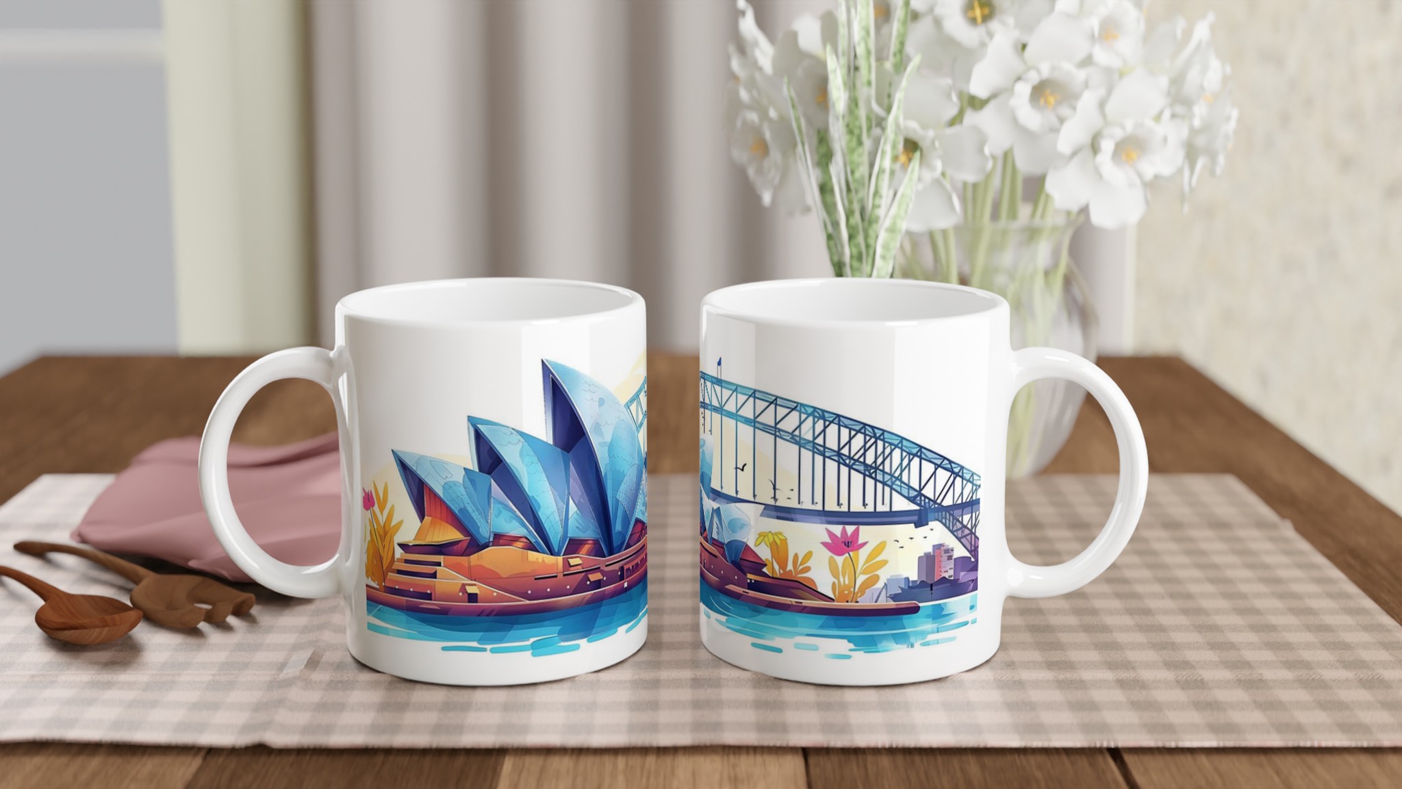 Sydney Opera House Konstnärlig Mugg – Välj bland 7 Livfulla Keramiska Färger! 10 79c0d831-5428-4409-9f0a-a90da66f1822