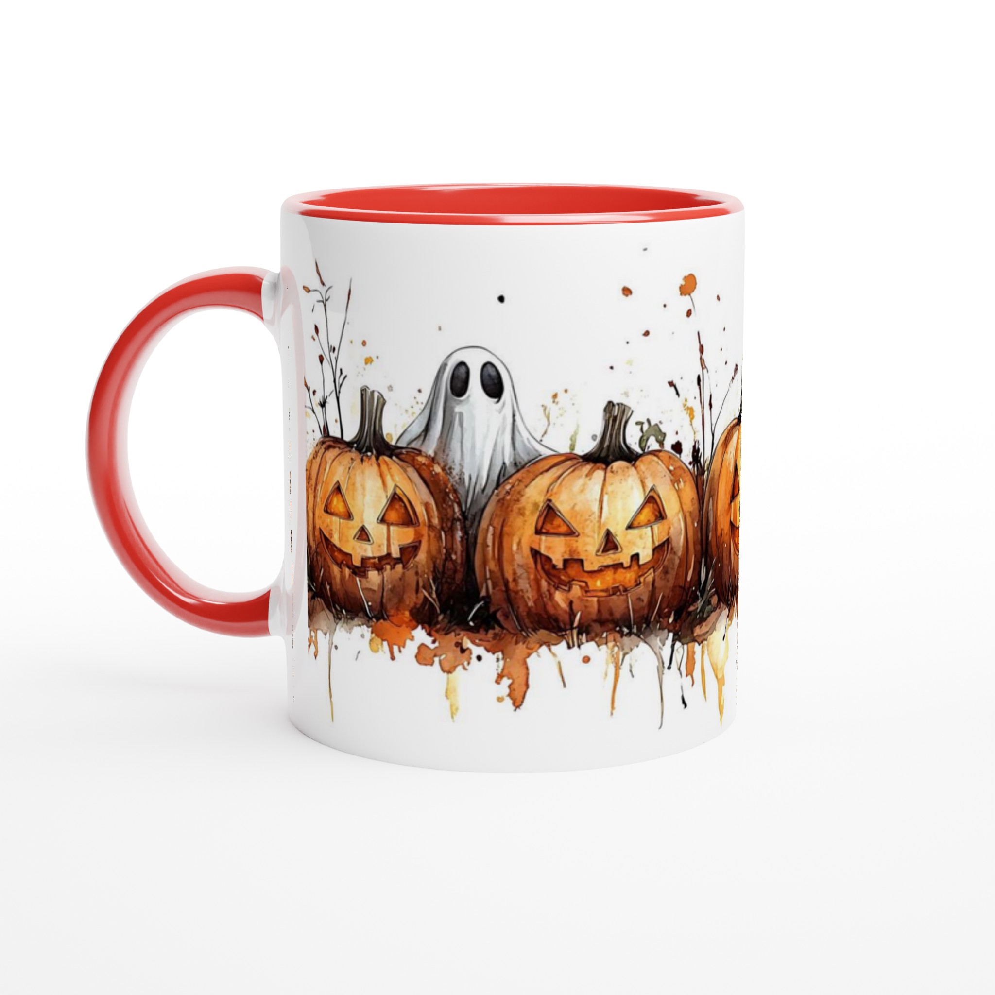 Bus eller Godis! Halloweenpumpa & Spöke - 11oz Keramisk Mugg 5 79d4084e-a80b-4ca0-a4c9-366e2c2c1ce8