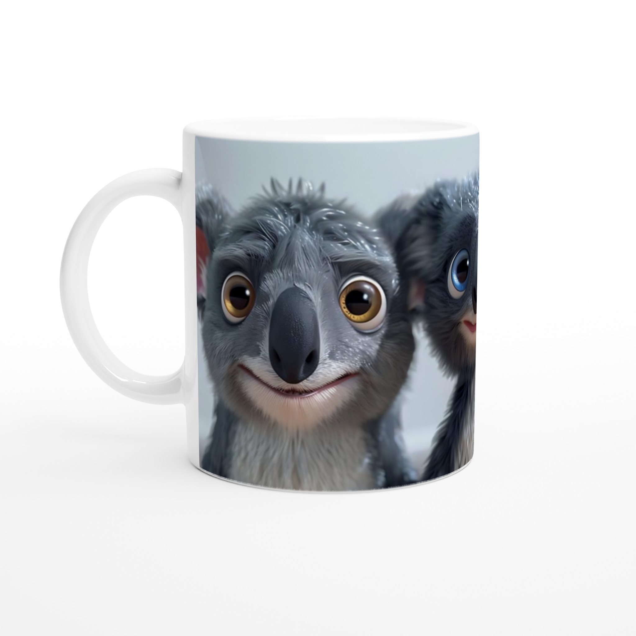 Söta Koala Vänner 11oz Keramisk Mugg – Personlig design i 7 livfulla färger för din favoritskapelse 1 79e076c5-b279-4526-b3b3-b91c29c96188