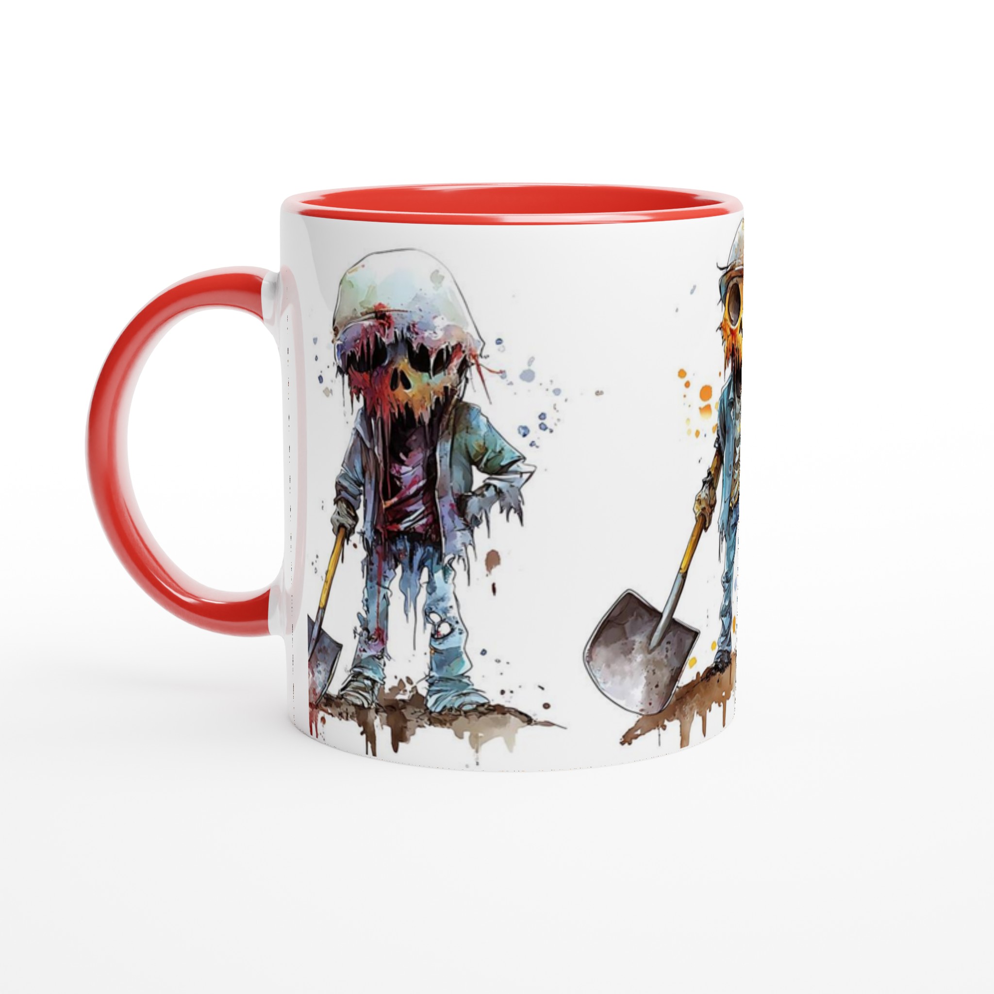 Unika Zombie Diggers Keramikmugg - Skrämmande Charm & Vattenfärgsstil i Flera Färger 5 79e1a9b8-d8ff-4f0b-9590-b27aaad70168