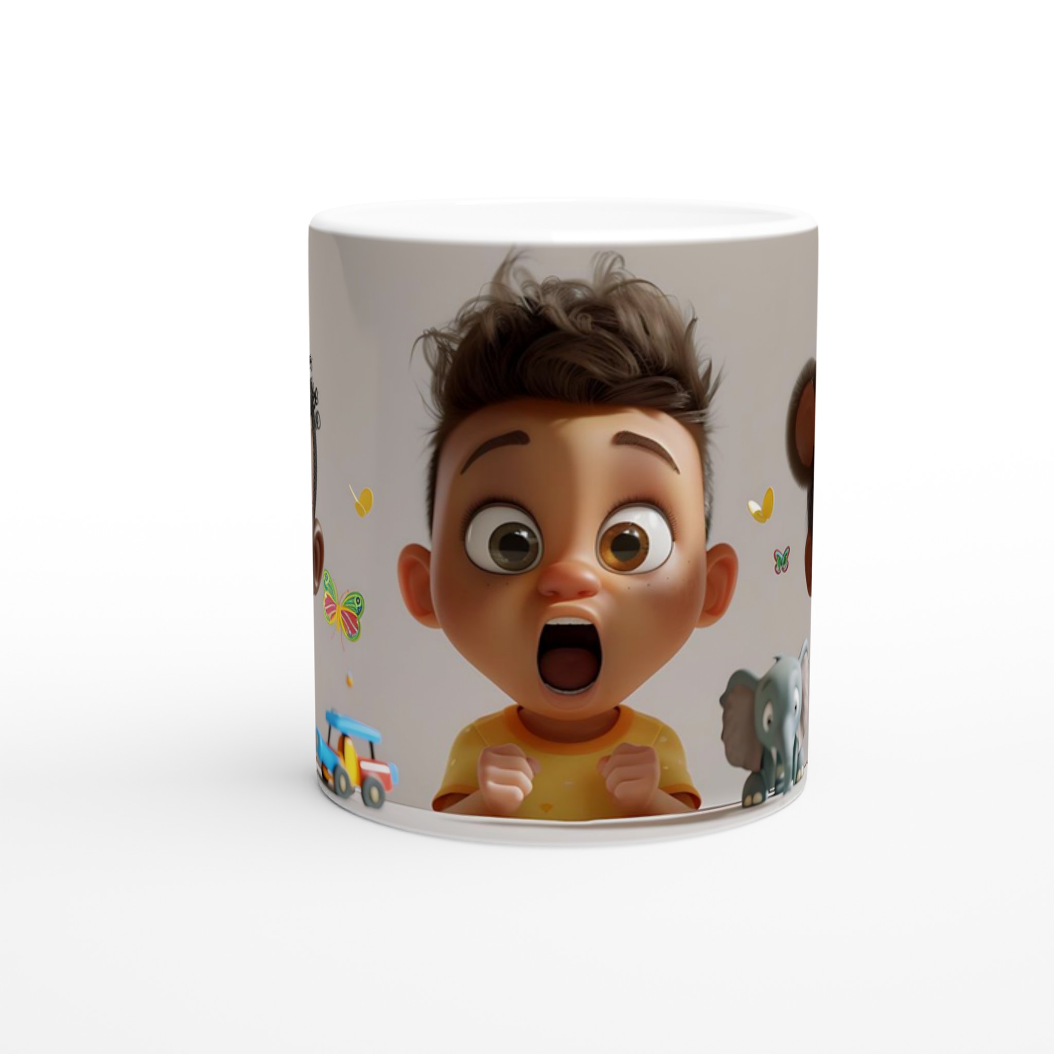 Förvånade Barn! Kaffe-/Temugg - 11oz Keramisk Mugg i Valfri Färg för En Lekfull Start på Dagen 8 79e70a7e-e97e-433a-8dfc-69eb7164f99a
