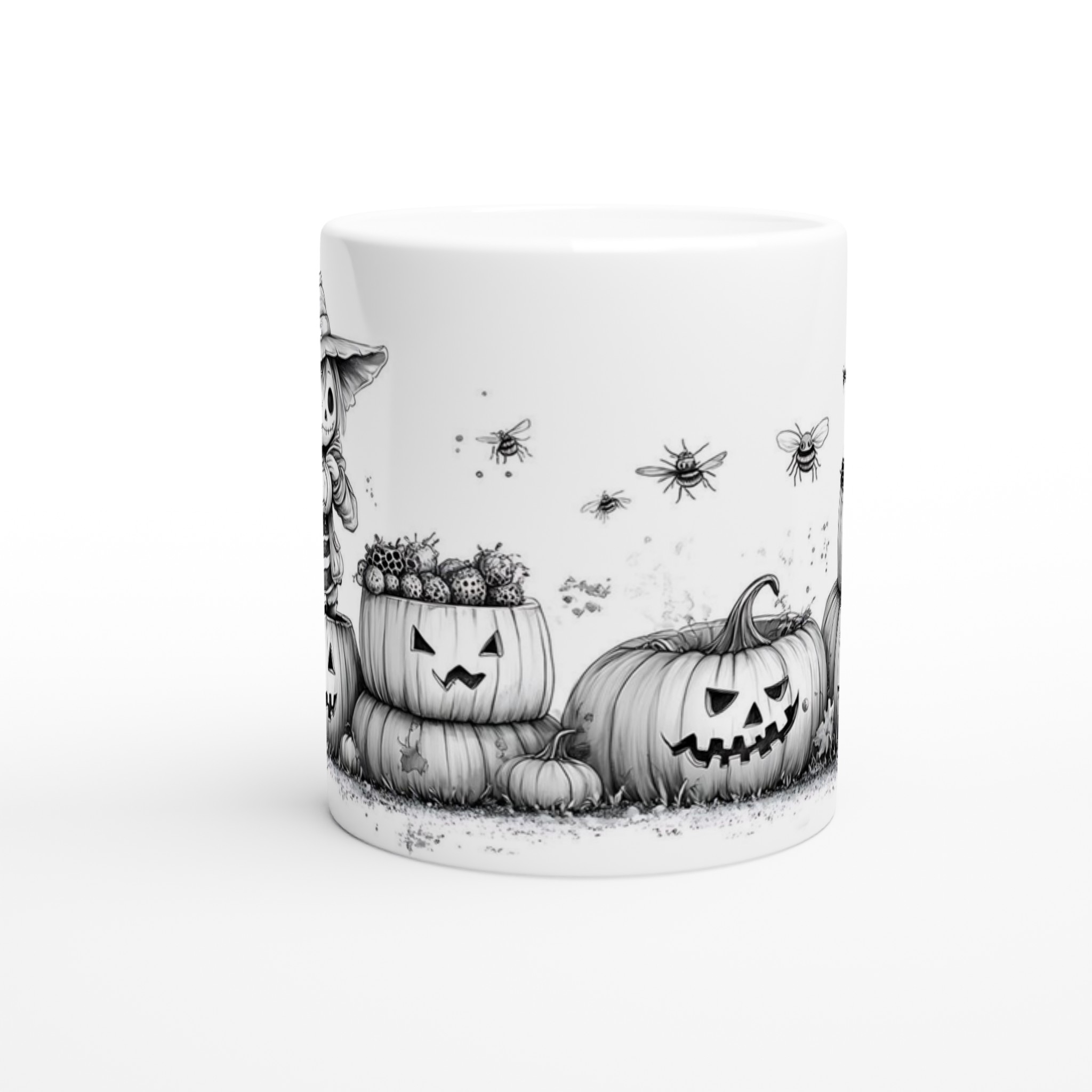 Söt Halloween Skrämsel: Pumpa Jack-o'-Lantern Muggen – Välj din färg! 8 7a1ed239-644b-492f-a534-7da216efe610