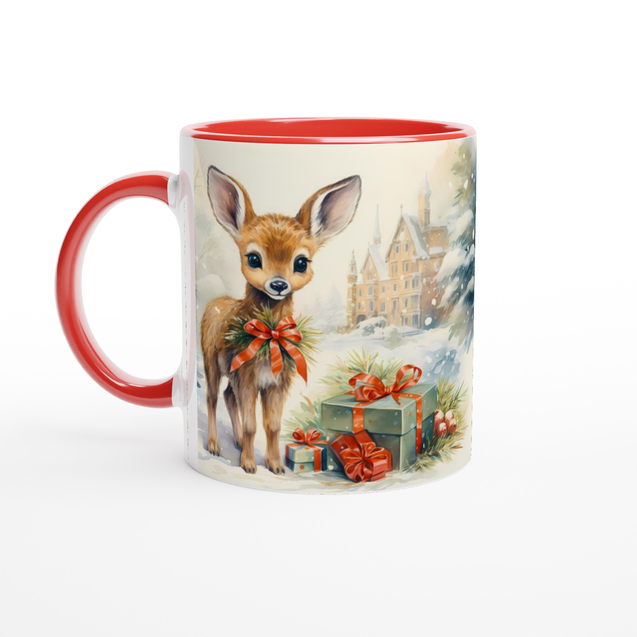 Söt Vinterrådjur Mugg - 11oz Keramisk Mugg för Julstämning och Varje Dag 5 7a5059f7-9ac6-4890-b123-e95cd380fca6