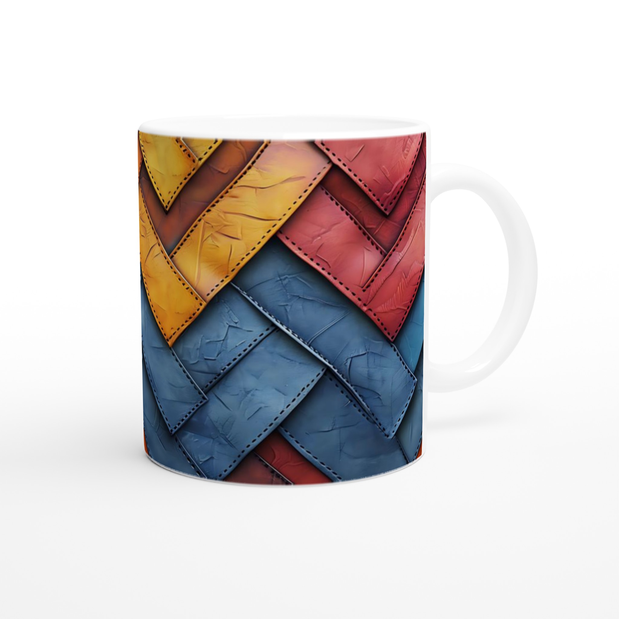 Geometrisk Chevron Mugg – 11oz Keramikmugg i Olika Färger 9 7a5a8432-95c5-42c5-83c5-5e5b3d1f9f74