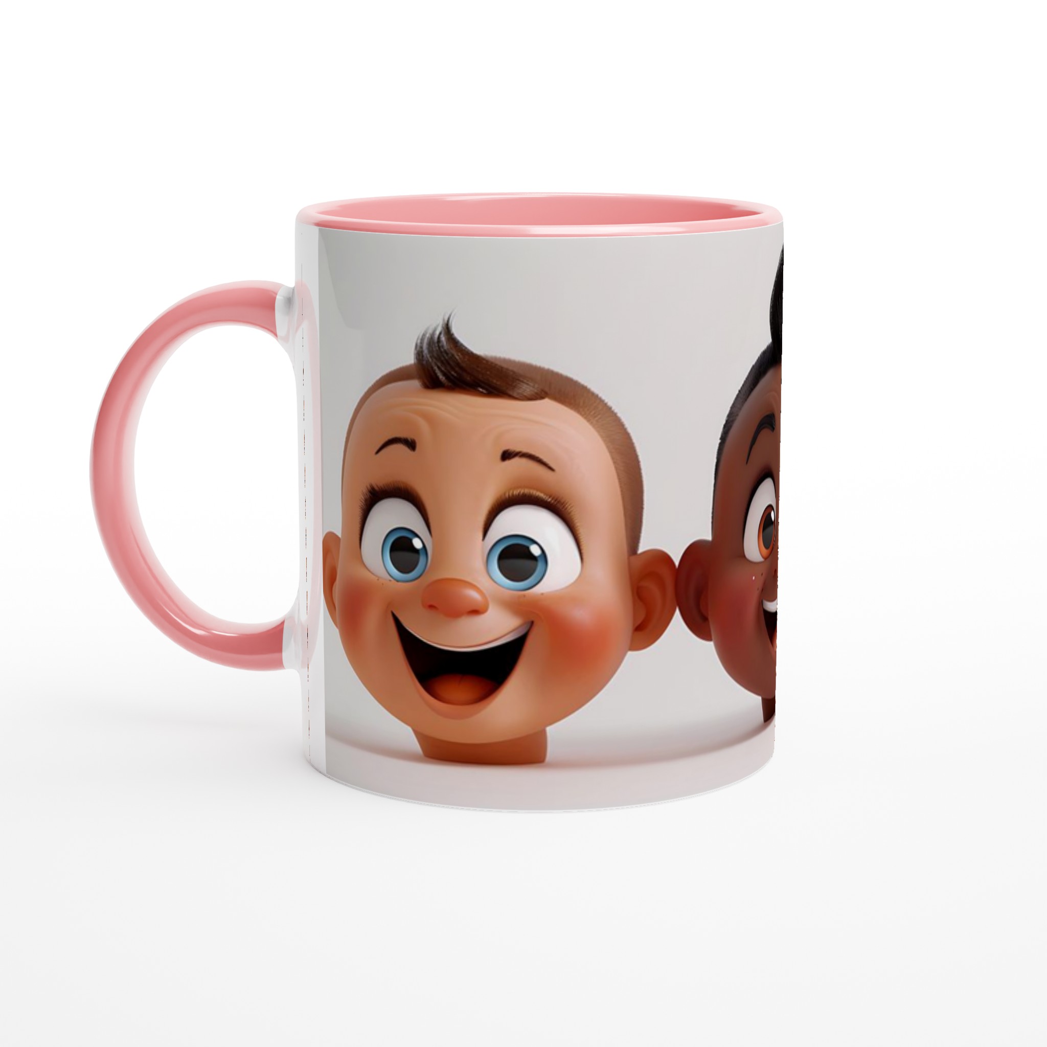 Glad Cartoon Ansiktsmugg – 11oz Keramikmugg i ditt val av sju livliga färger 6 7aa2a3a9-dd35-46c6-98df-87d53de1543b