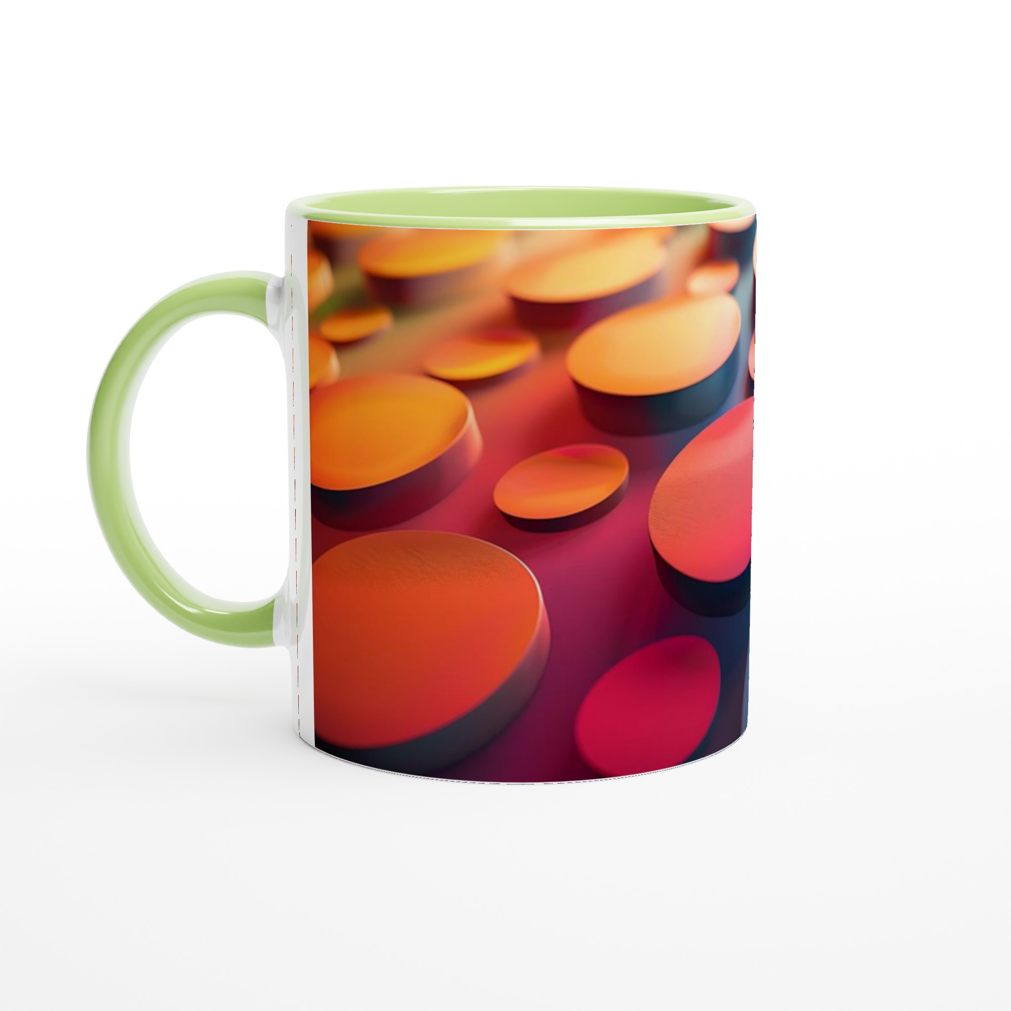 Abstrakt Pop Art Keramikmugg – 11 oz i Livfulla Färger för Din Morgondryck 7 7ab31808-2dd8-4119-925f-96d5be606032