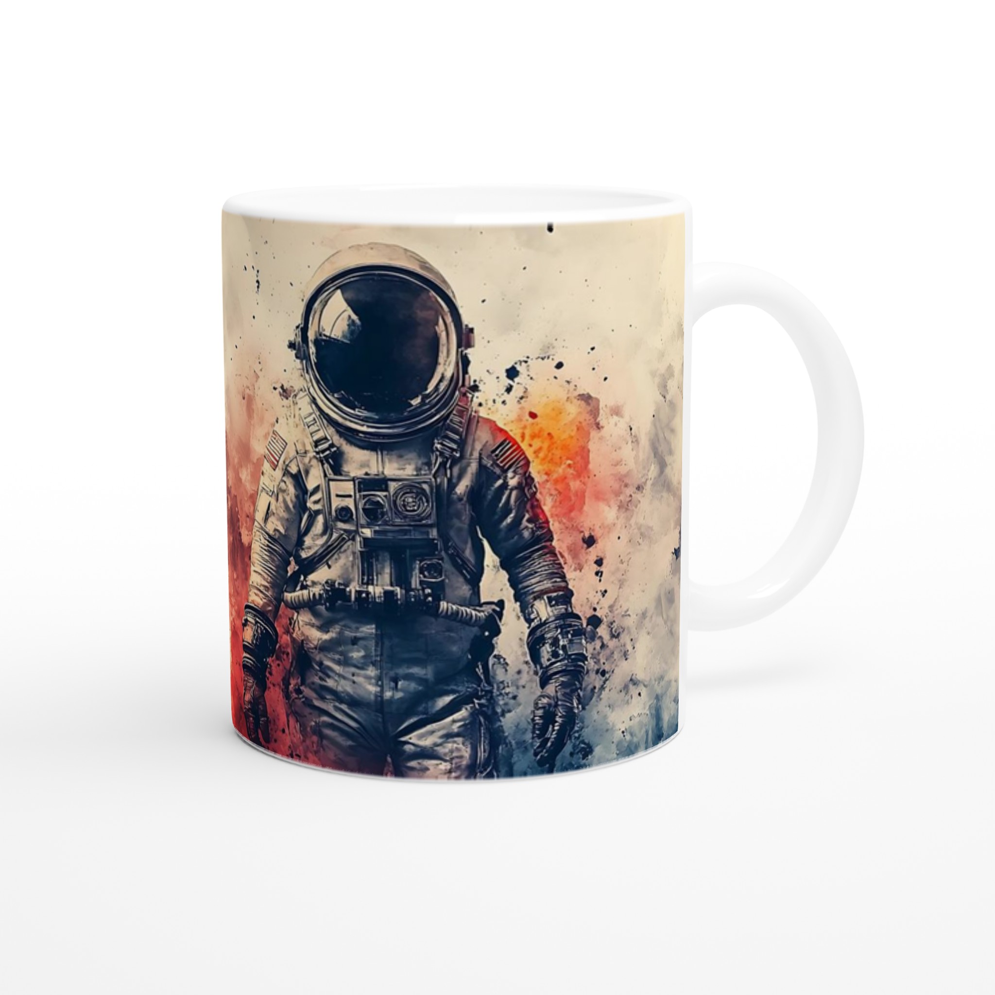 Astronaut Akvarellmugg – Rymdinspirerad Keramikmugg för Äventyrare & Drömmare 9 7aeec667-eb05-4dd1-8cbe-de447700c74e