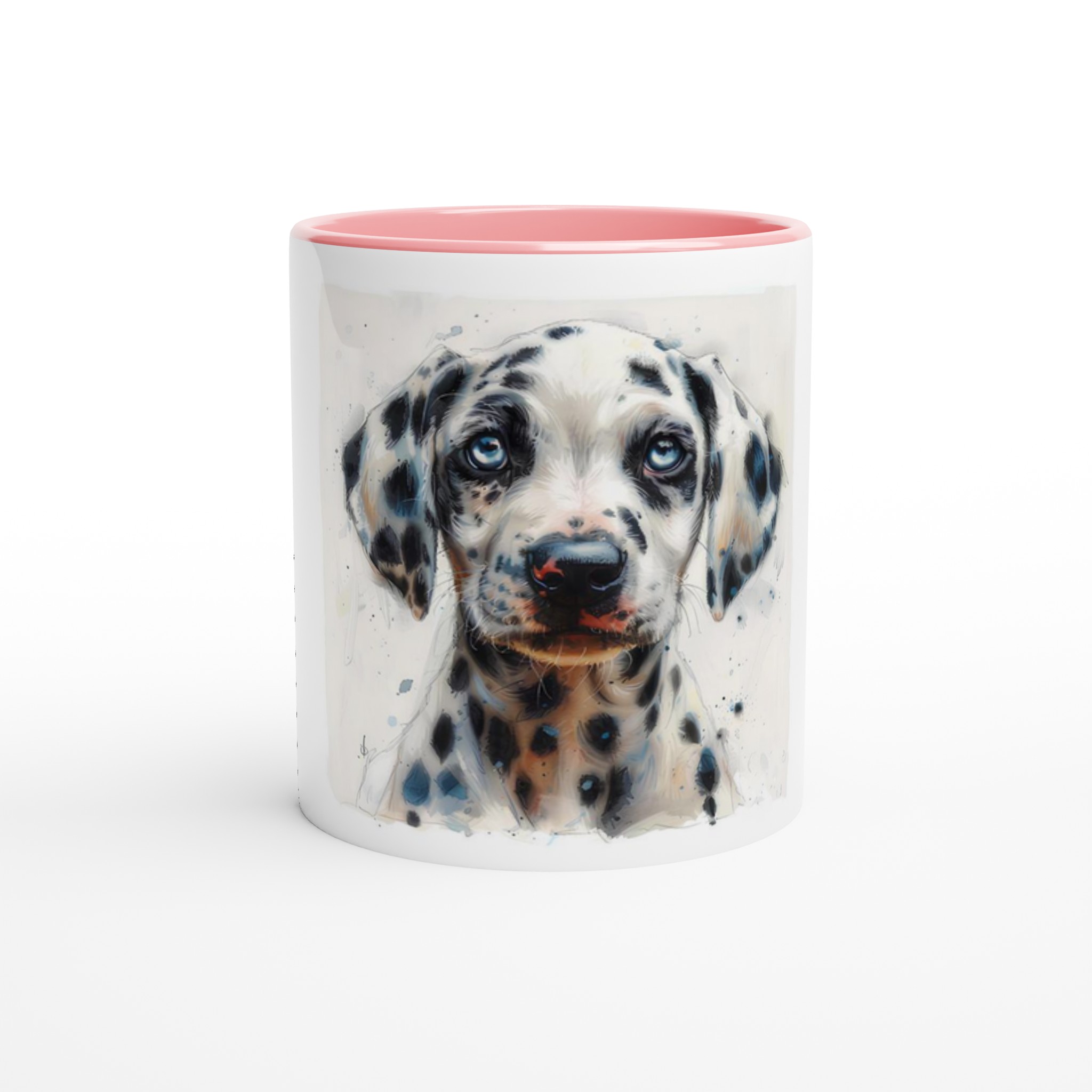 Vacker Dalmatiner Valp Keramisk Mugg – 11oz, Färgad Insida & Handtag i Flera Nyanser 3 7b37bf29-507d-49d8-a98b-0c75de1cf83d