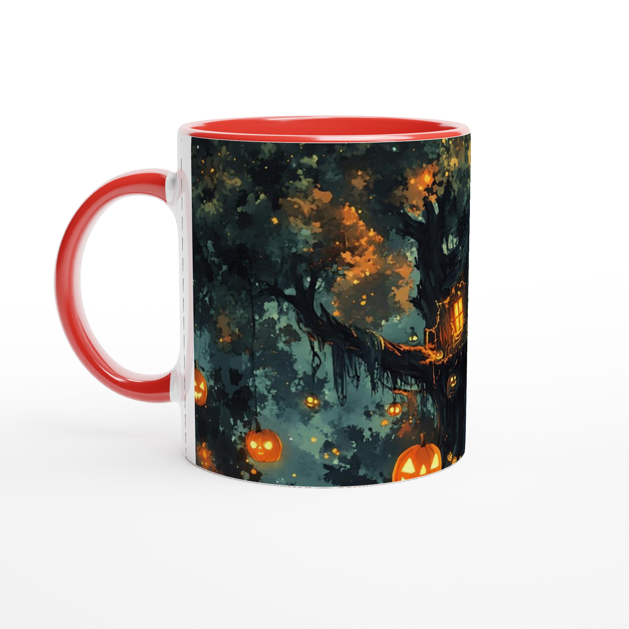 Mystisk Spökhusmugg – Halloween-Känsla i 11oz Keramik, Välj Din Färg! 5 7b3d2b9e-f2c8-4694-bff4-e1153ba780eb
