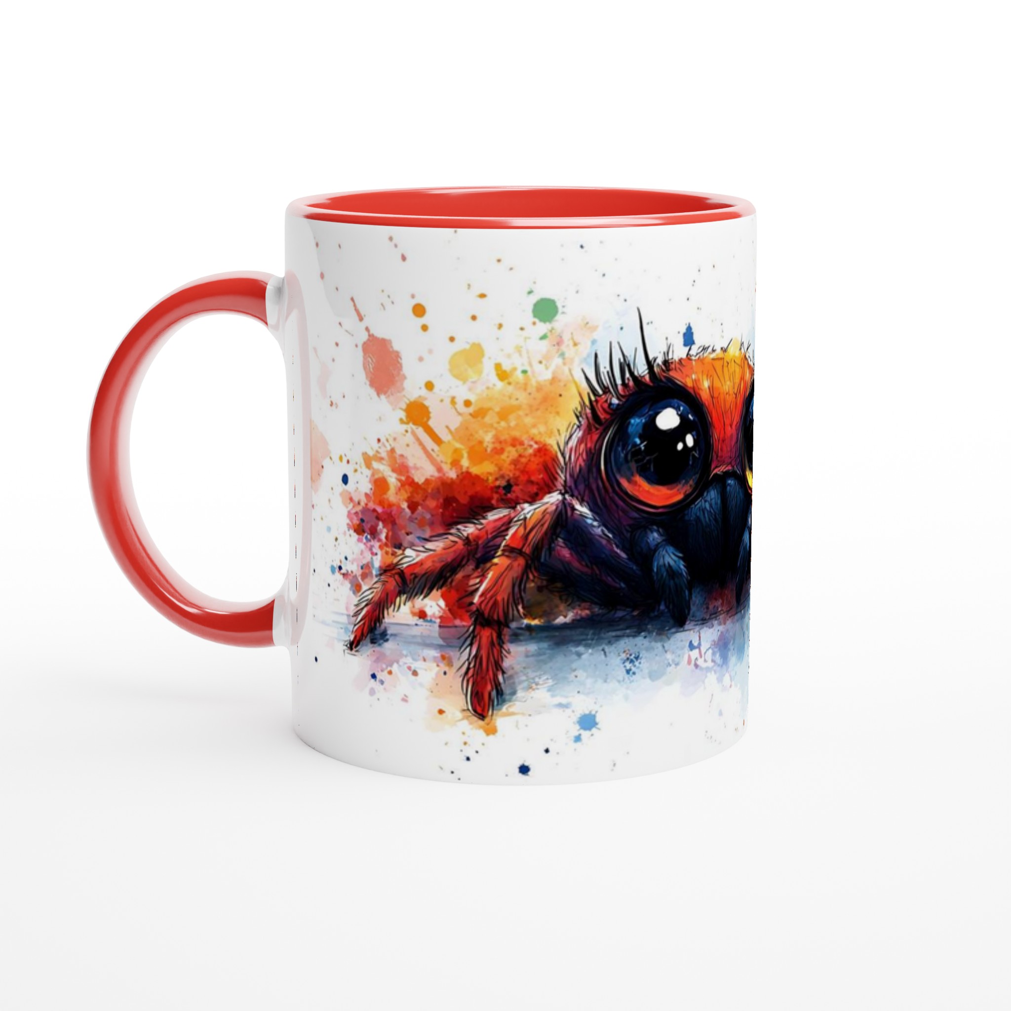 Söt akvarell spindelmugg - Levande, Lekfull Design med Stora Ögon. Välj din favoritfärg! 5 7b52e5b3-8d92-426a-9a60-e9f9fd5e7da1