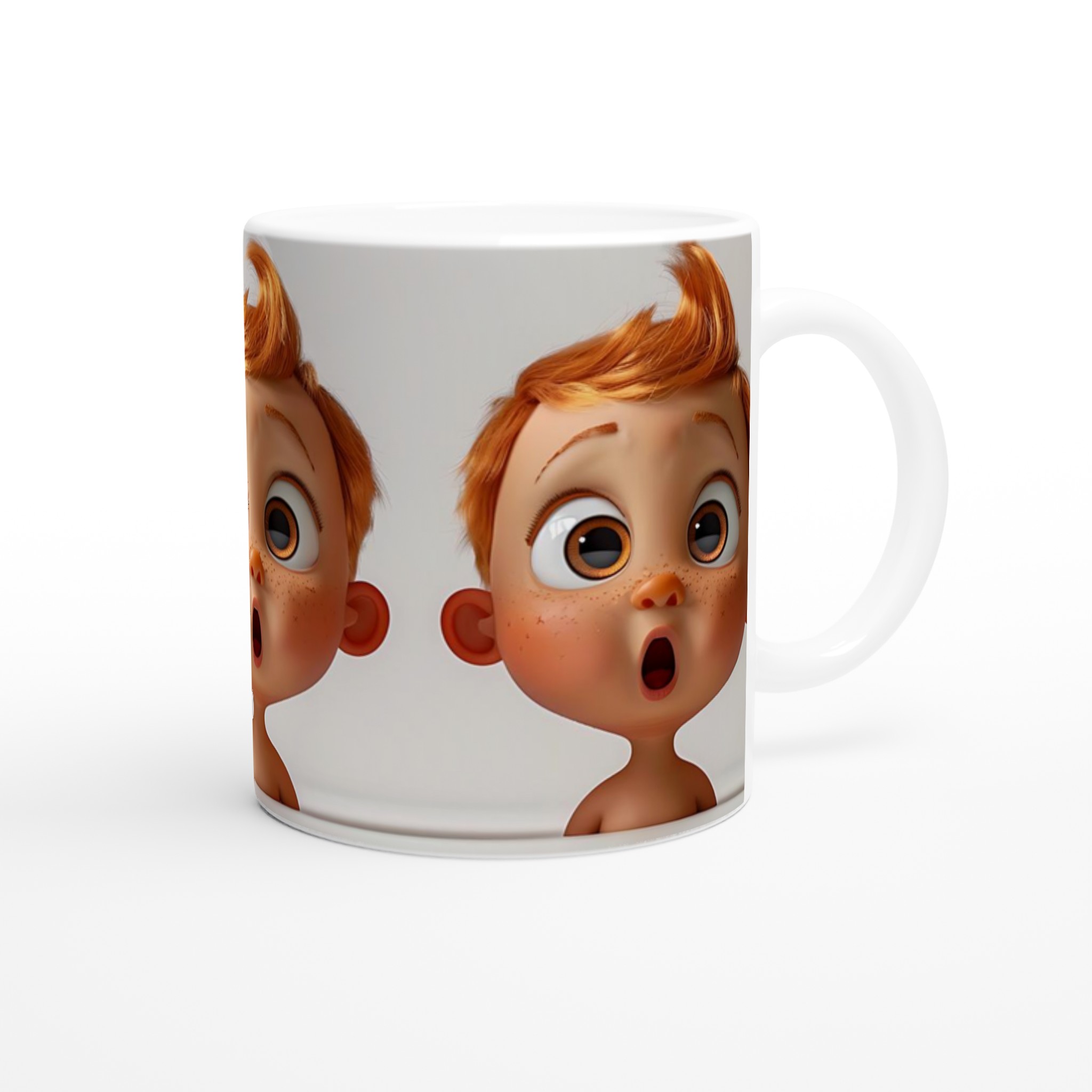 Förbluffande 11oz Keramisk Mugg – Med Charmiga 3D-Babyansikten i Ditt Val av Färg 9 7b5ab390-9574-451c-b902-b19504d6ea4f
