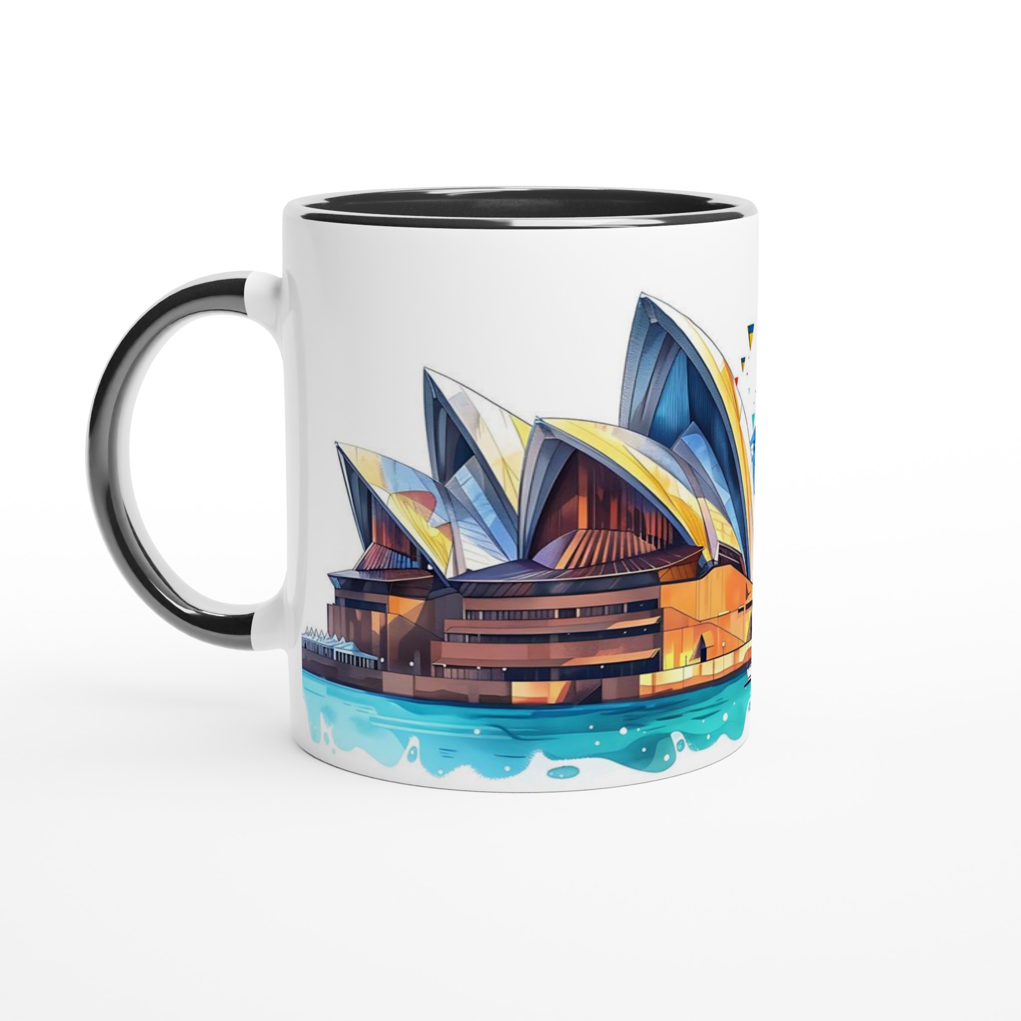 Sydney Opera House & Harbour Bridge Keramikmugg - Livfull Akvarellkonst i Valfri Färg 4 7b8e5955-1442-44fe-8e26-a68ca2ef3178