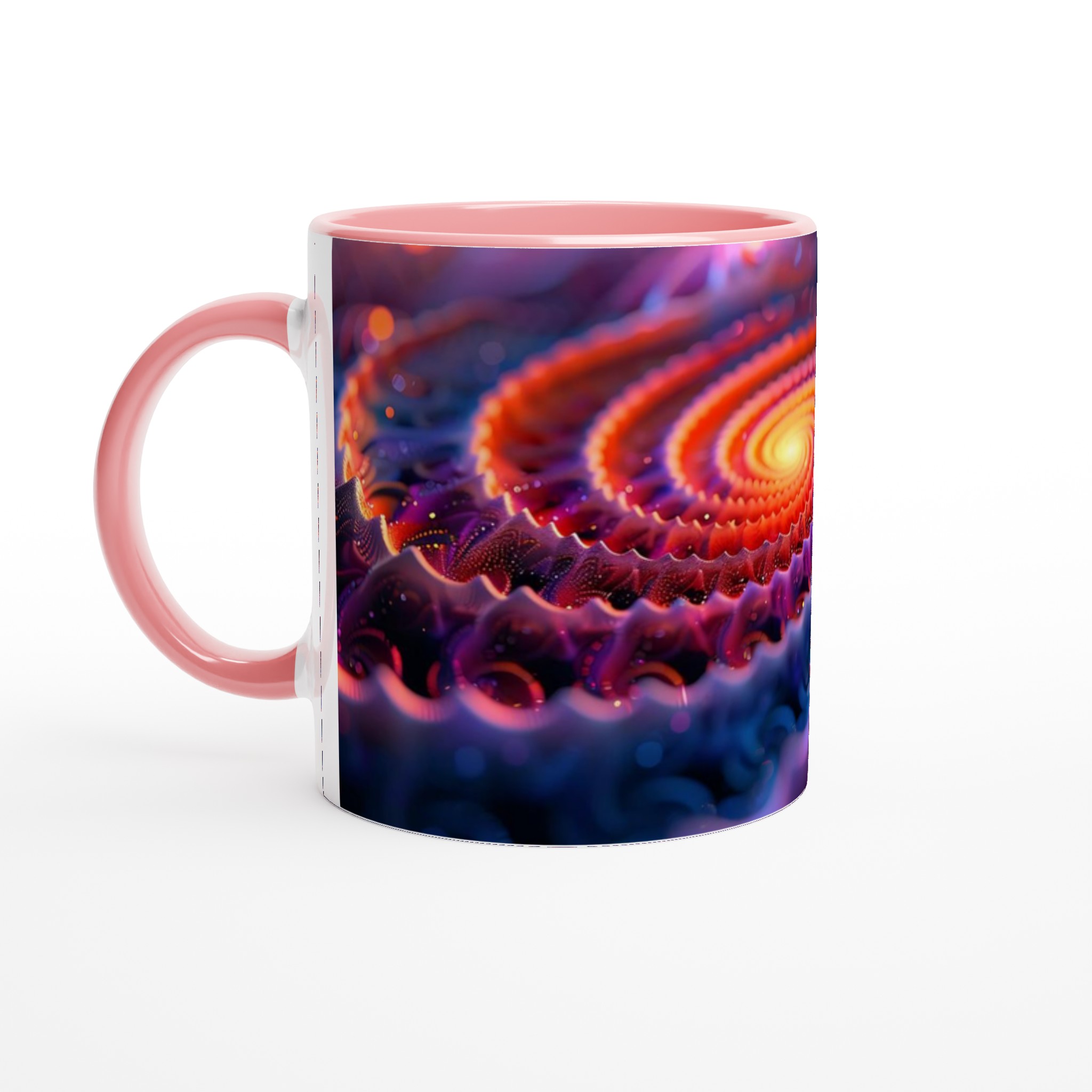 Kosmisk Spiral Mugg – Vibrerande Abstrakt Konst på 11oz Keramik, Välj Din Färg! 6 7be01f53-3cb0-4f0c-965f-cb388121e8ff