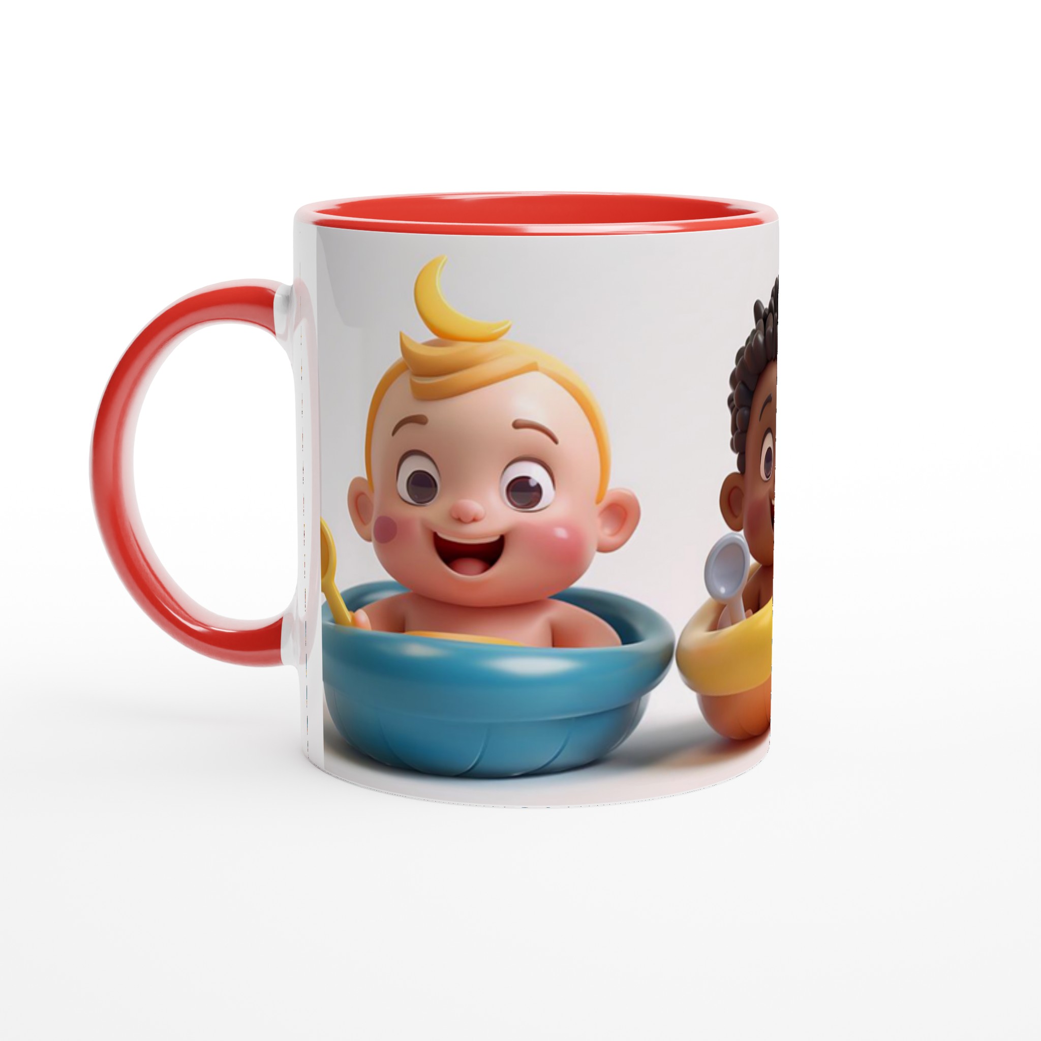 Charmiga Baby Vänner Mugg – Personlig 11oz Keramisk Mugg i Sju Lekfulla Färger 5 7bffd902-dc03-4149-a4c7-f49c722a192e