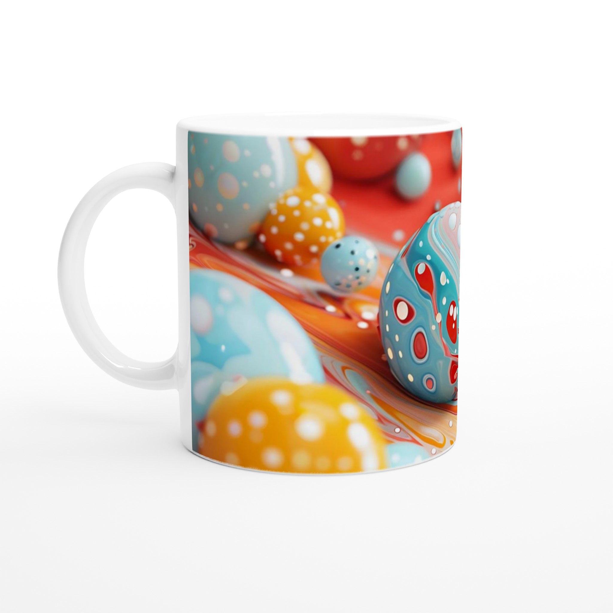 Abstrakt Målarstänk Keramikmugg 11oz – Välj din färg och lyft din kaffestund! 1 7c095344-375a-44ca-b1ef-21d906363a00