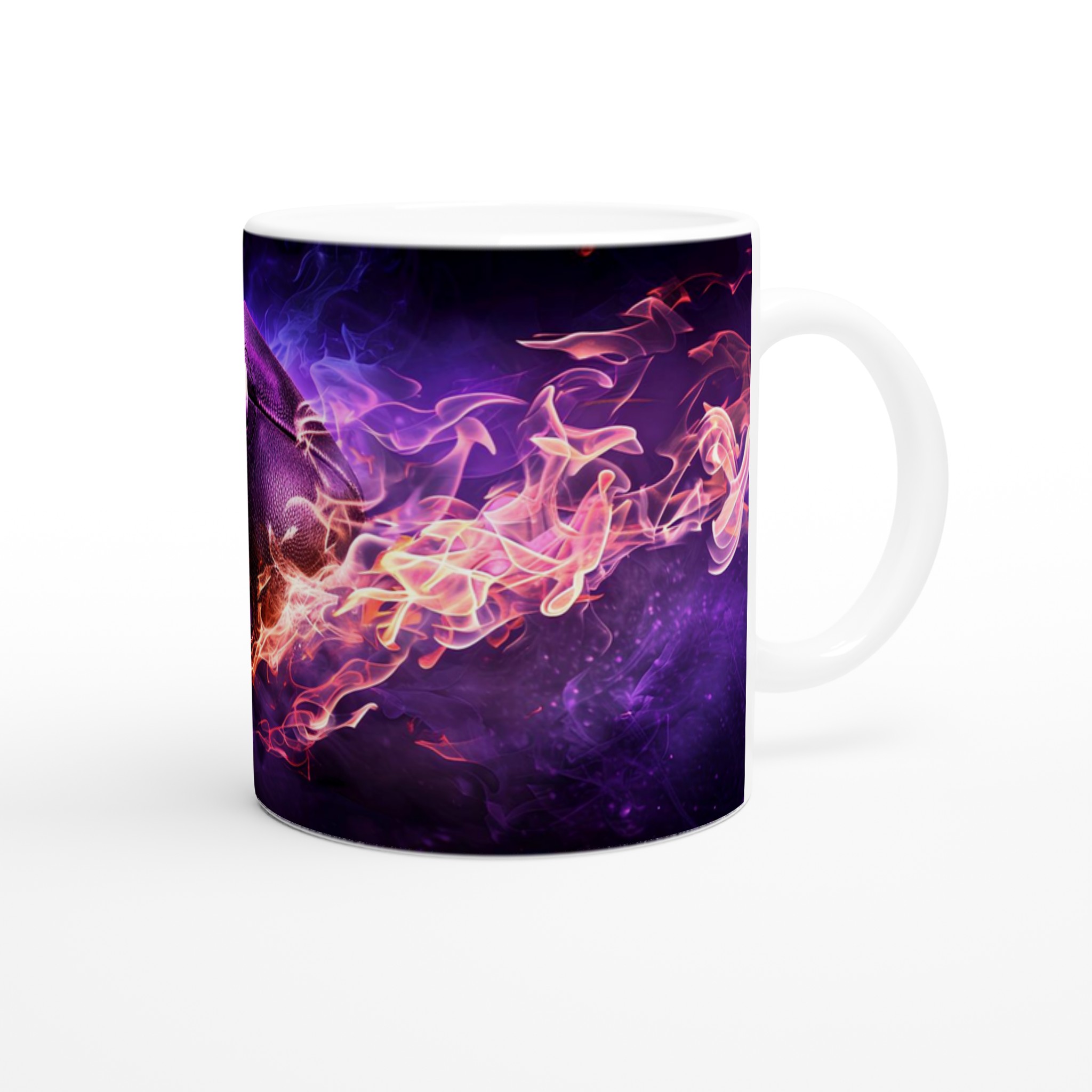 Explosiv Amerikansk Fotboll Mugg – Levande Lila Eld & Actionfylld Design, 11oz Keramisk Mugg 9 7c150d81-0ea4-451c-a9cf-ae68c87c90f1