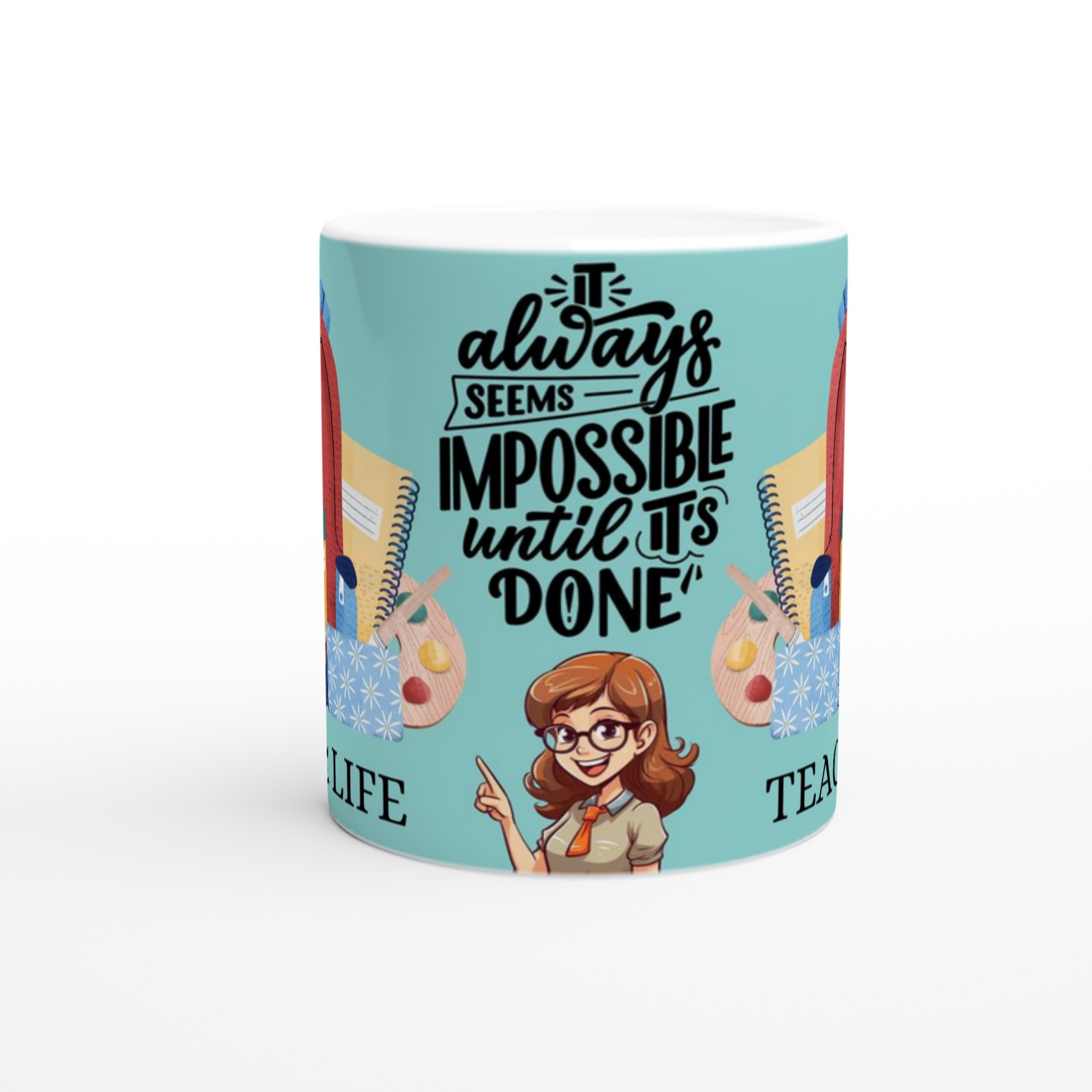 Inspirerande 'Teacher Life' Mugg – En hyllning till varje lärares vardag i 7 levande färger! 8 7c208474-d438-4d37-aee9-adfe924754d1