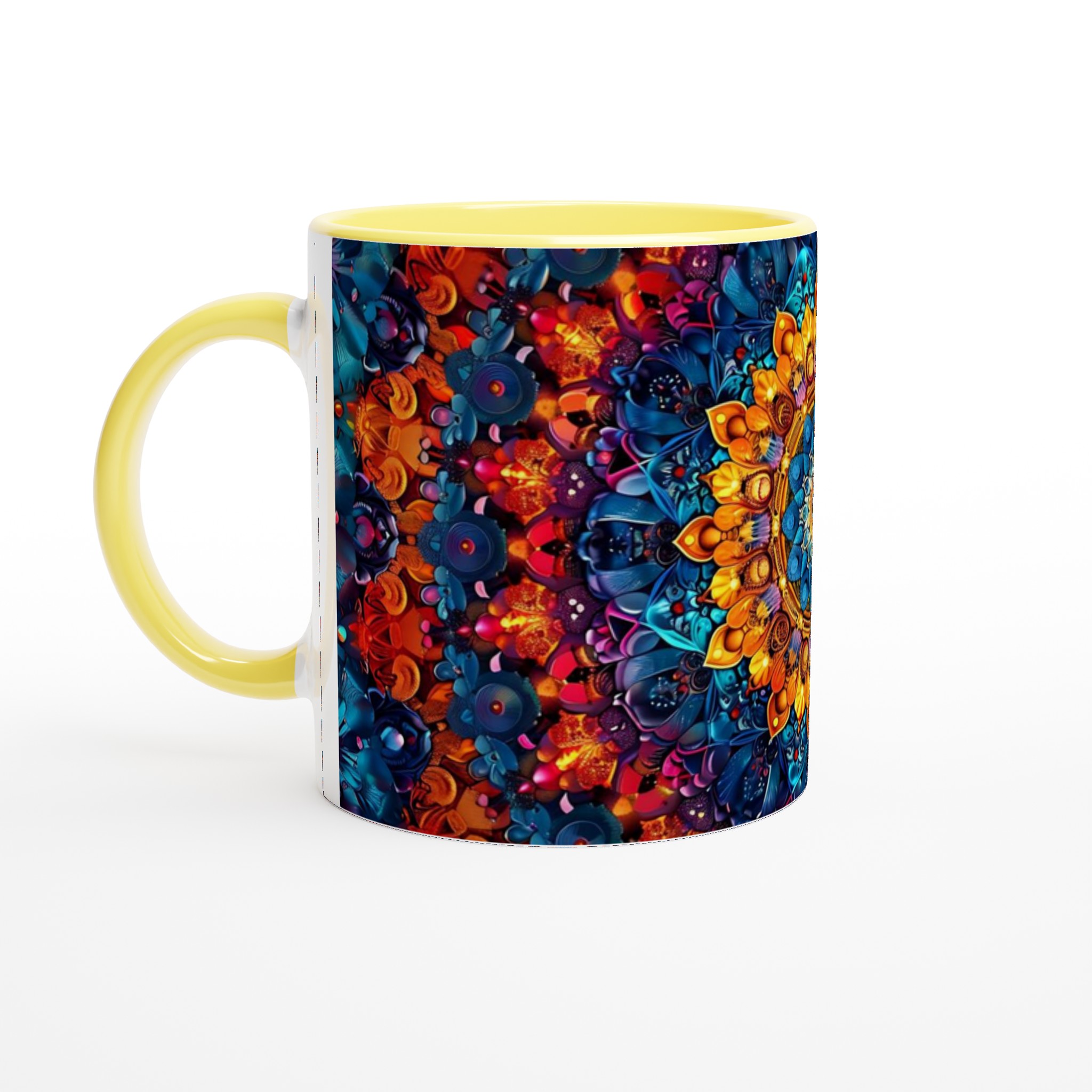 Mångfärgad Mandala Keramikmugg - 11oz, Levande Konst för Dina Kaffestunder 3 7c4fb0b9-21f5-495f-8055-c85fe9f18170