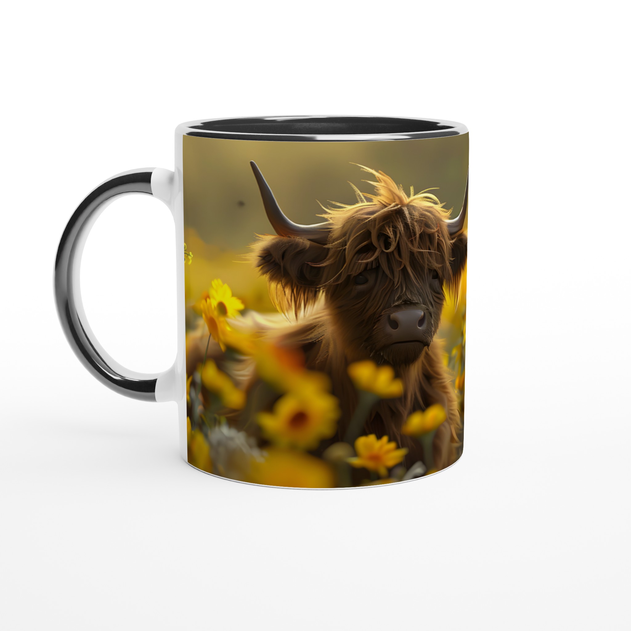 Söt Långhårig Ko i Blomsterfält 11oz Keramisk Mugg – Välj bland 7 Livfulla Färger! 4 7c77e1cf-7b04-487d-905e-0249042a3bef