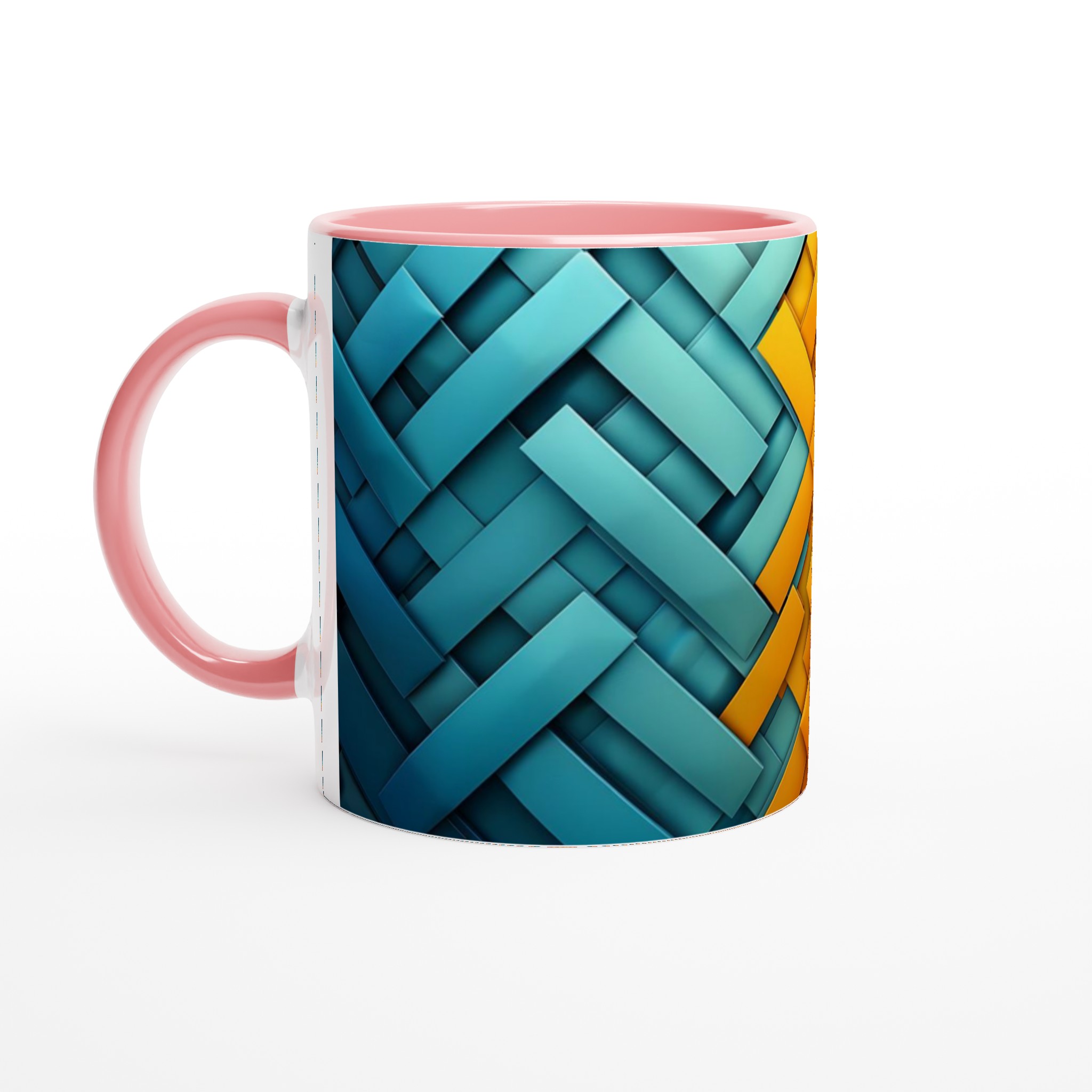 Abstrakt Mosaik Keramikmugg - 11oz Hållbar Design för Färgglada Stunder 6 7c964e35-2d42-4ed4-937c-66c3fbd2637f