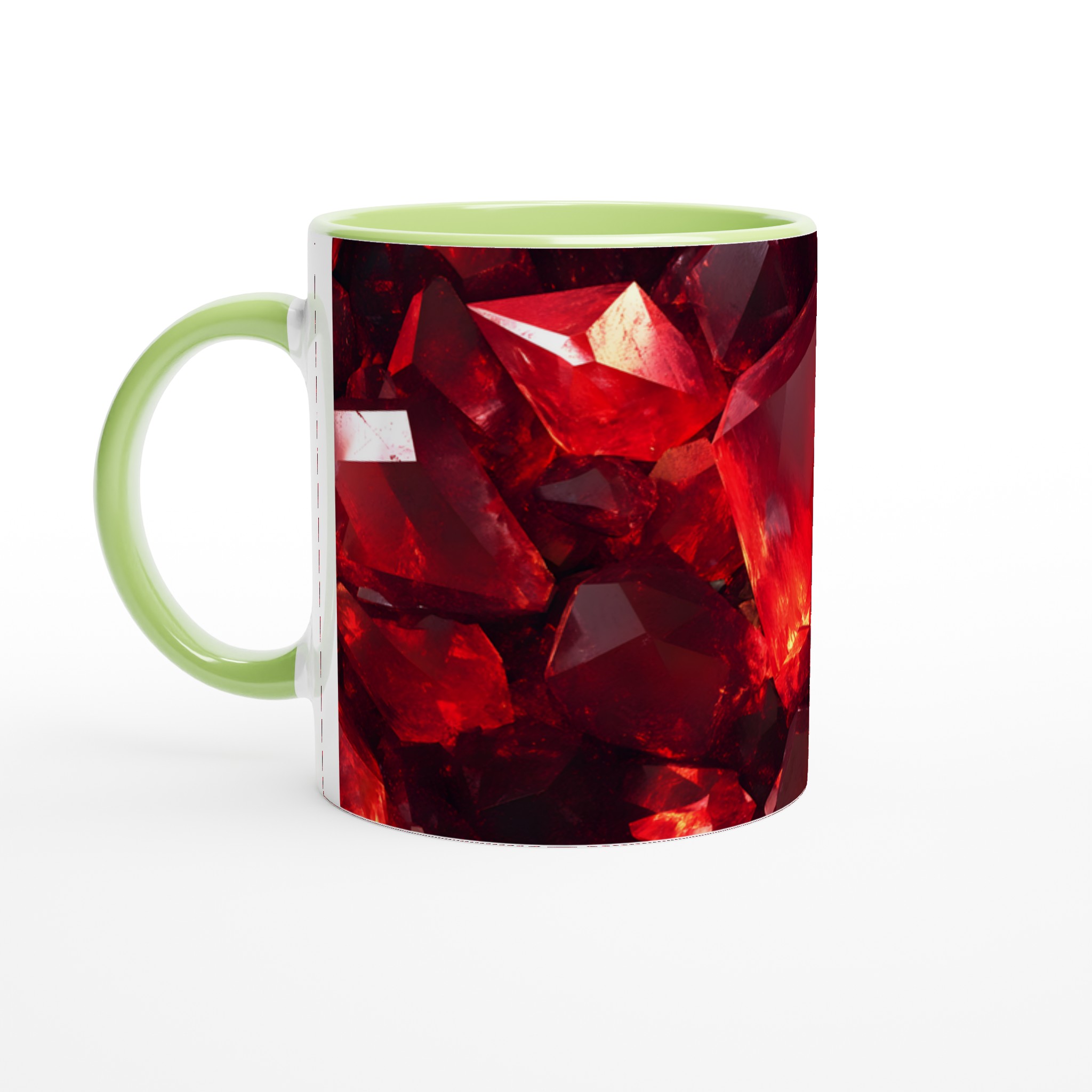 Rubinröd Kristallmugg – 11 oz Keramisk Mugg för Kaffe & Te i Sju Levande Färger 7 7cdae1f9-3c0f-44d2-a33d-7990145413ad