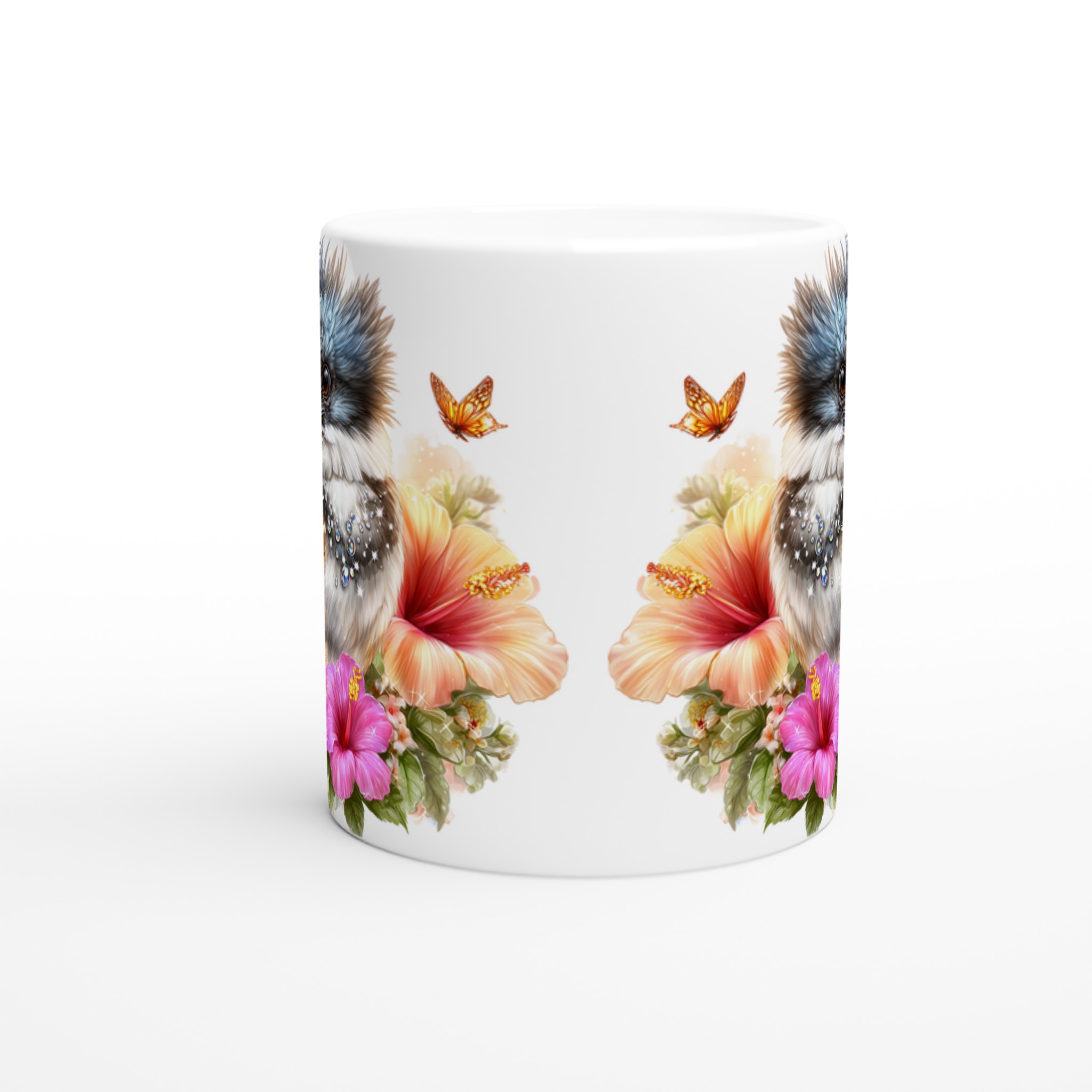 Kungsfiskare & Hibiskus Keramikmugg – Färgstark 11oz Kaffekopp för Naturälskare 8 7d029f1d-e4d8-44b2-a0b2-8ef51d9d6c33
