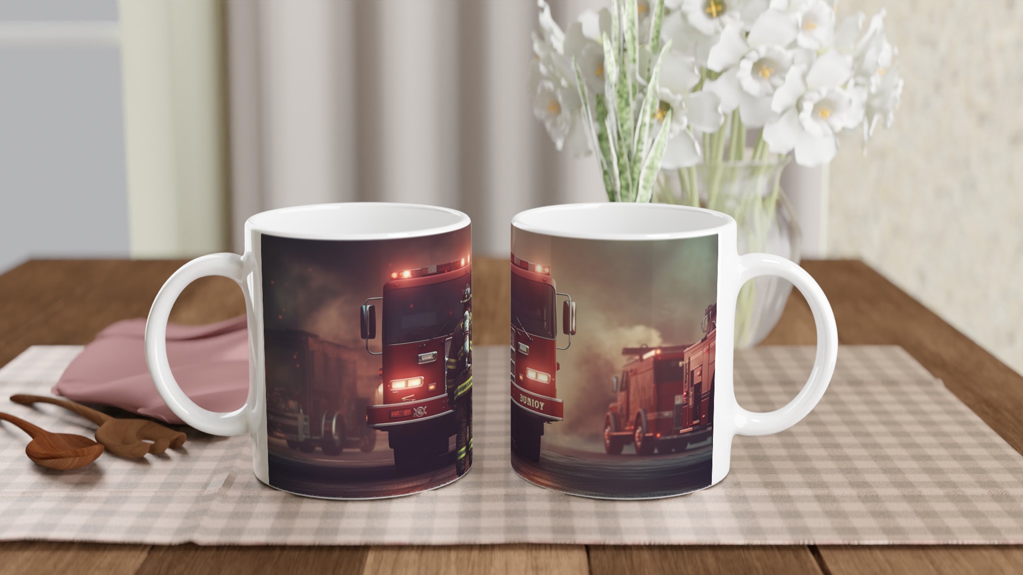Vit 11oz keramisk mugg – kraftfull design för hjältar i rött och fler färger 10 7d0a2484-28df-499c-aa66-fc82d089a4e2