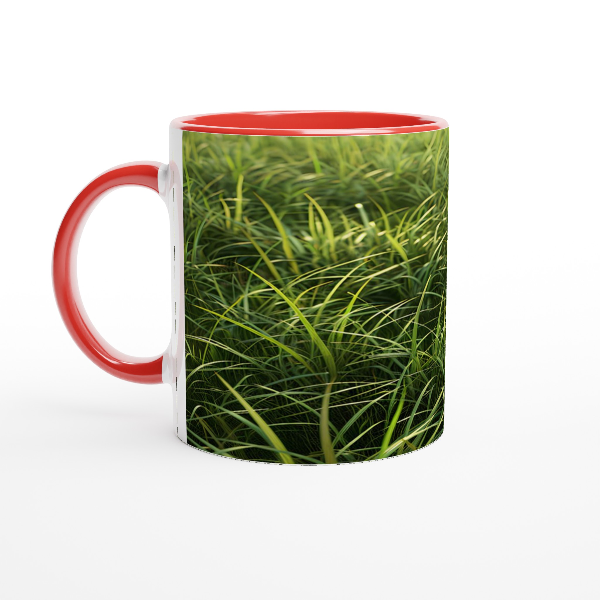 Grönskande Gräsmotiv Mugg – 11oz Keramikmugg för en Naturinspirerad Kaffestund i Din Valfria Färg 5 7d1375c6-4727-4482-86be-f913f9c974b4