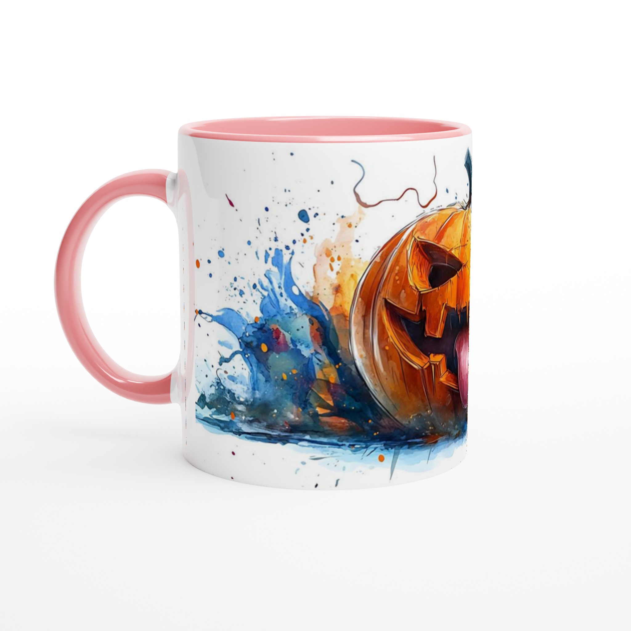 Skräckinjagande Pumpa Akvarell Mugg – Halloween Design i 7 Färger 6 7d3624bc-5325-4656-8fd9-de8af1014d84
