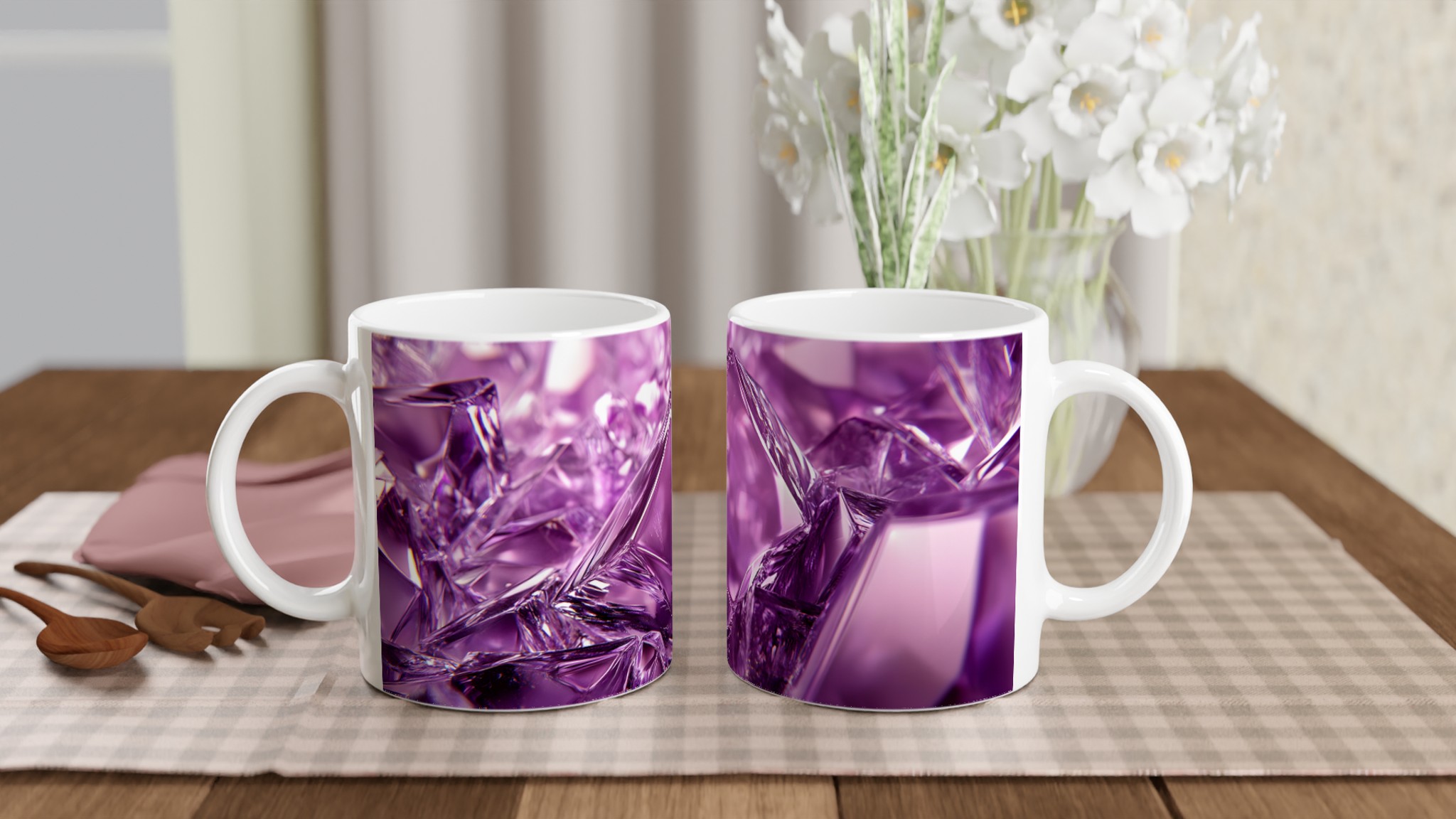 Glänsande Ametist-inspirerad 11oz Keramisk Mugg – Välj bland 7 Strålande Färger för din Perfekta Kaffestund! 10 7d6e4465-0be7-42e6-86cd-603b714fd79b