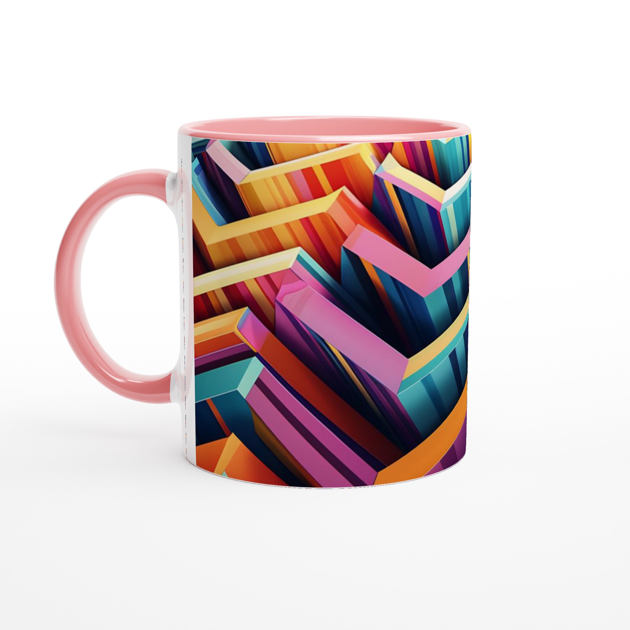 Abstrakt Chevron Mugg – Färgstark Keramik för Din Kaffestund i Valfri Färg! 6 7d77c19f-fa5d-4e97-a83b-7eed63cd5746