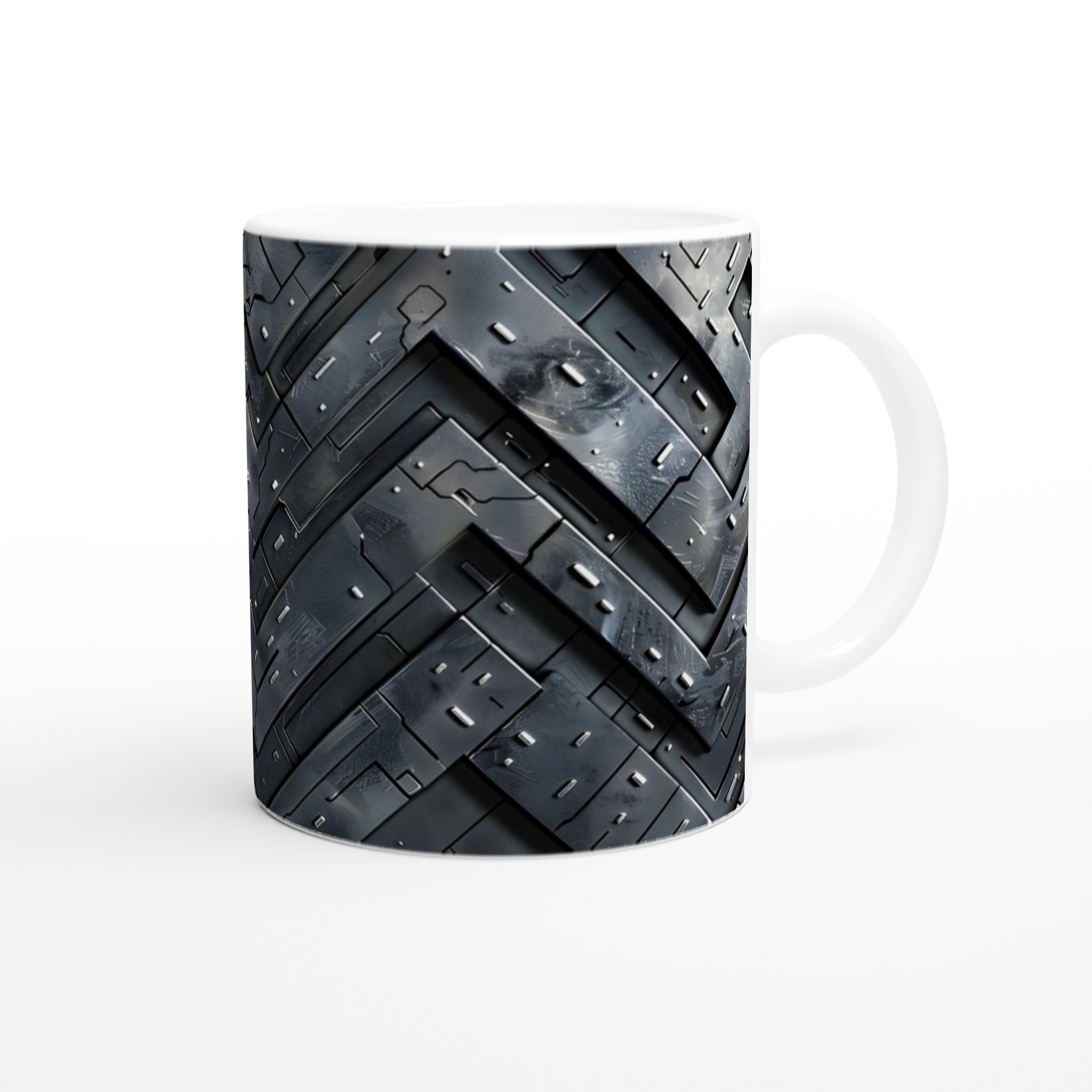 Cyberpunk Gear Pattern Keramikmugg - 11oz, Välj Din Färg! 9 7da79ab0-a7d8-4c5c-87fe-1241e195c904