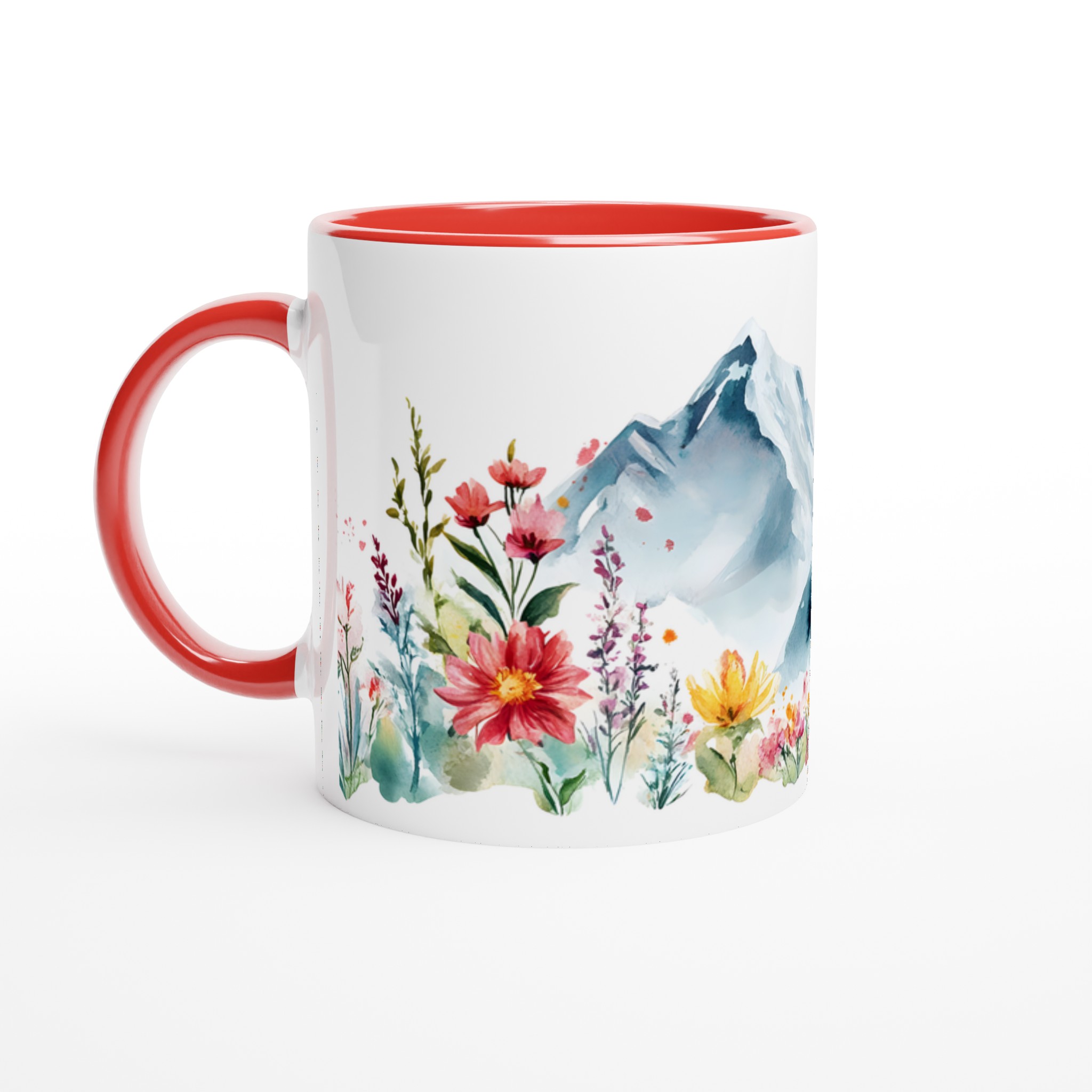Akvarellberg & Vildblomma 11oz Keramisk Mugg – Njut av Naturens Skönhet i Varje Klunk 5 7db4be36-4d0c-4309-99dc-f6fb169c2c53