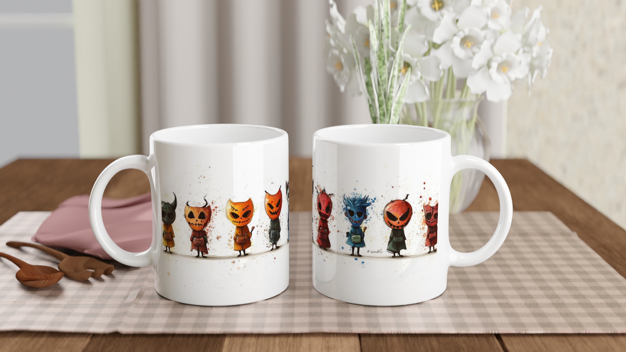 Unika Halloweenfigurer 11oz Keramisk Mugg – Välj din favoritfärg! 10 7dc9fb96-b0f9-47c4-8528-dfe8df318888