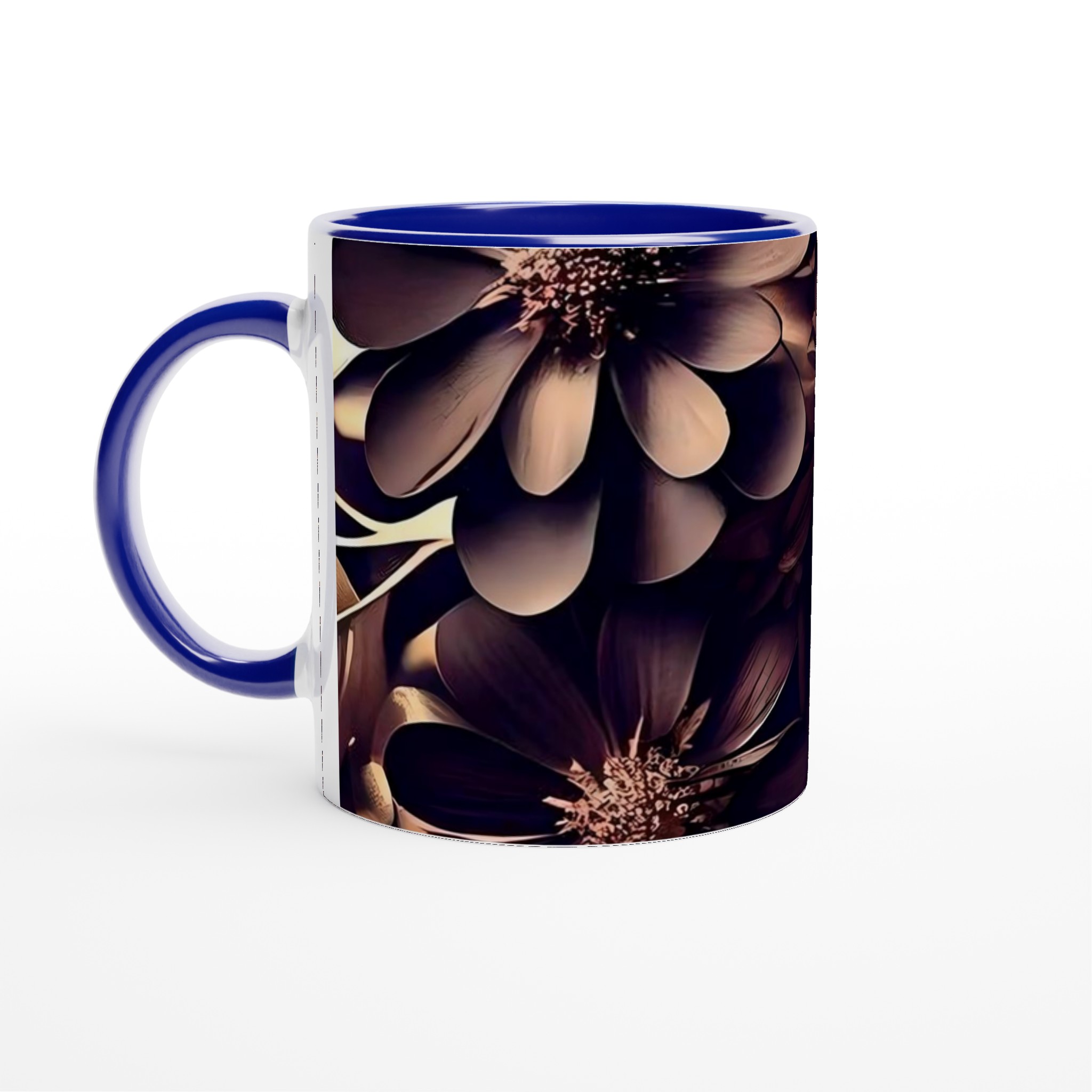 Premium 11oz Keramisk Mugg med Eleganta Mörka Blommor – Välj Din Färg 2 7dffb1b5-4253-4fee-9c56-1172d239f890