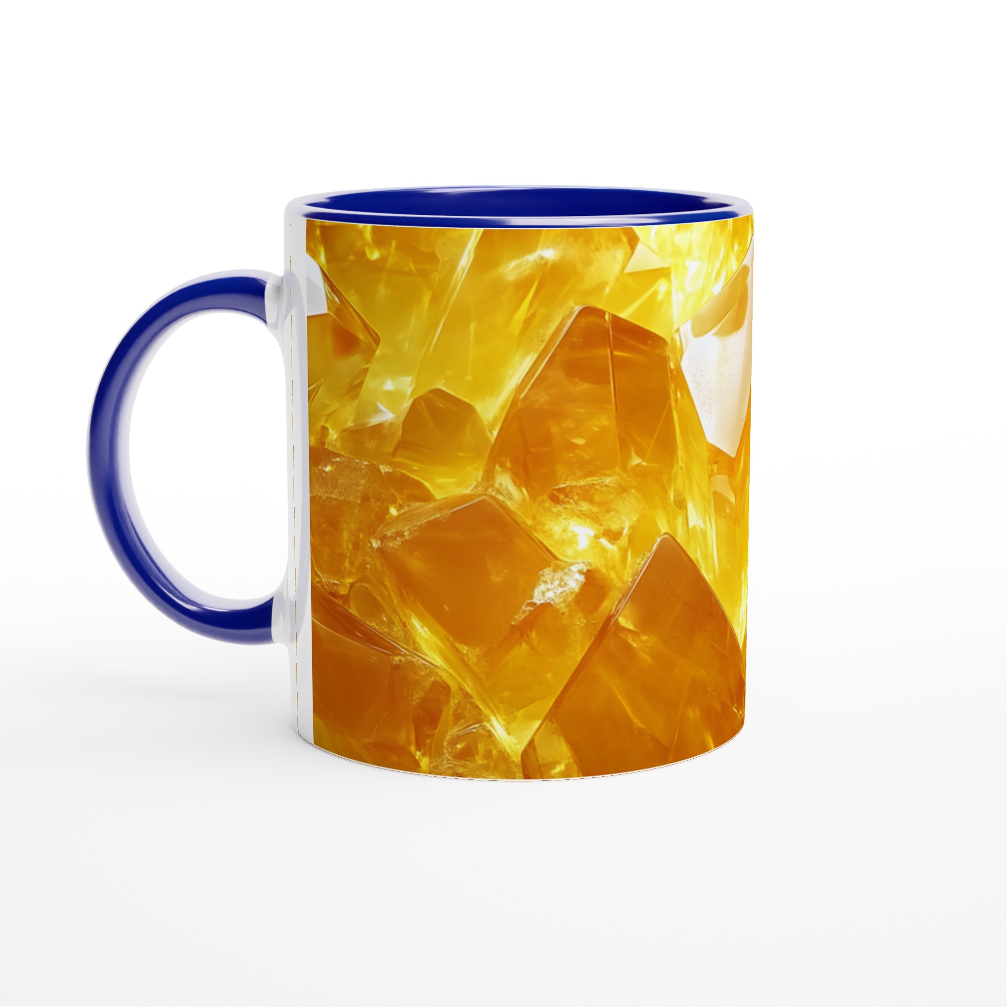 Guldgnistrande Citrin Keramikmugg – 11oz Kristallinspirerad Design i 7 Färger 2 7e4ce4a9-9e63-455f-86ac-c461af177dee