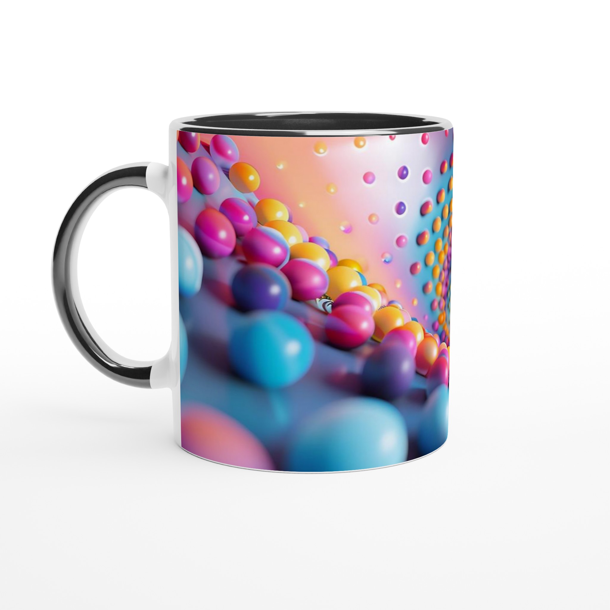Färgglad 11oz Keramisk Mugg – Hypnotisk Design i Vibranta Nyanser 4 7e8a0499-c2a4-4fe9-8f95-51b084a2617d