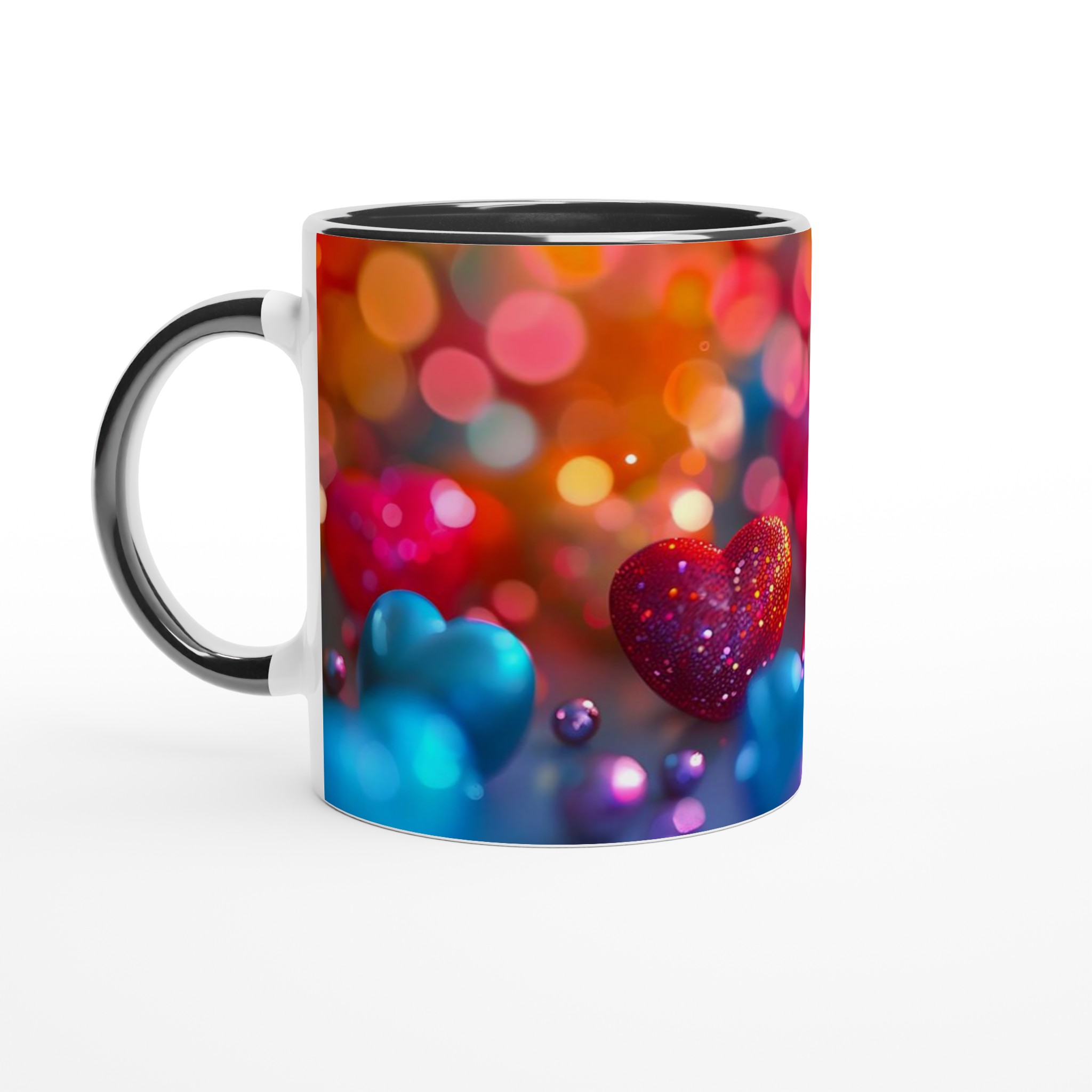 Kärlek i Varje Klunk: 11oz Keramikmugg med Glittrande Hjärtan – Välj Din Favoritfärg! 4 7e9334a2-c669-469b-94bd-21c817289c00