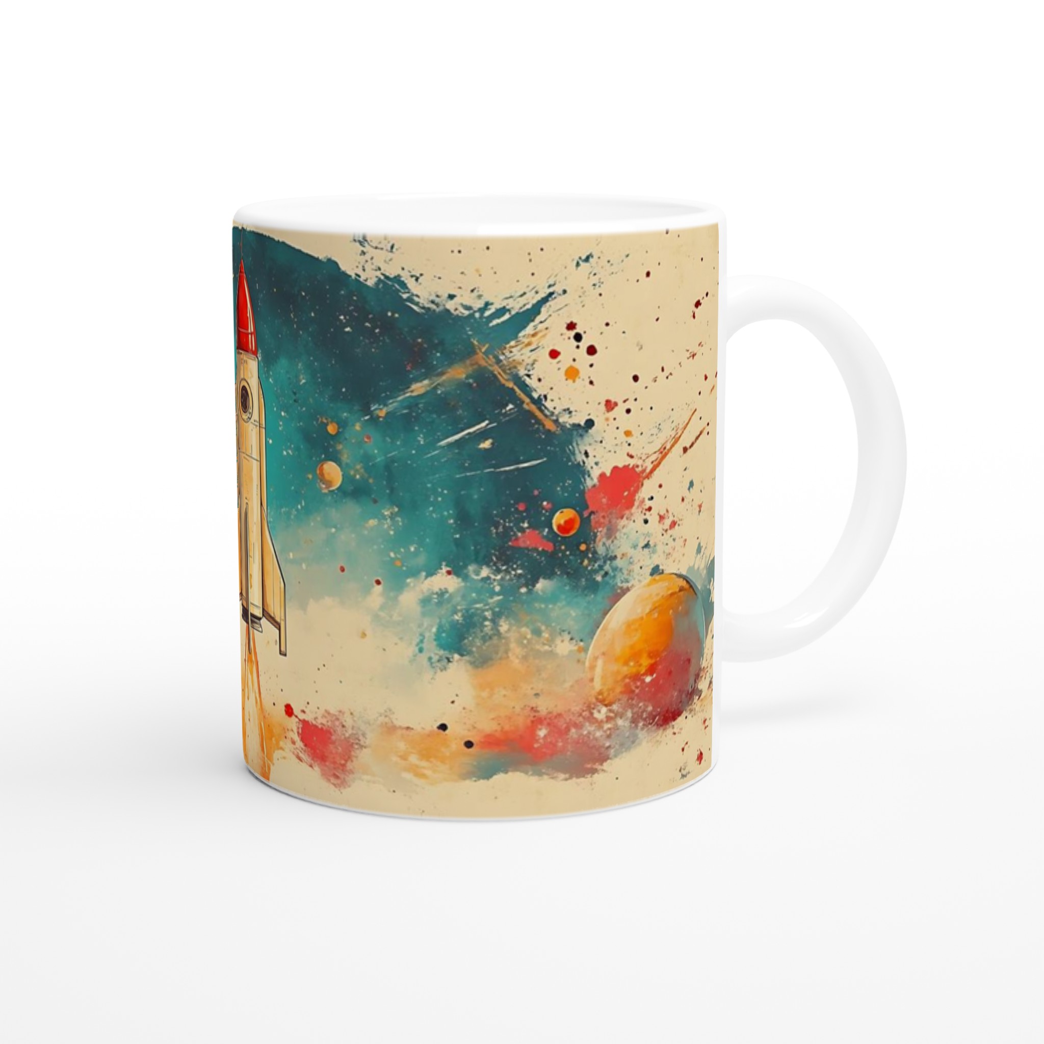 Färgglad Rymdraket Keramisk Mugg – 11 oz. för Äventyrliga Själar 9 7ea11e0c-7256-41ec-9ed1-3b89bb23fd4c
