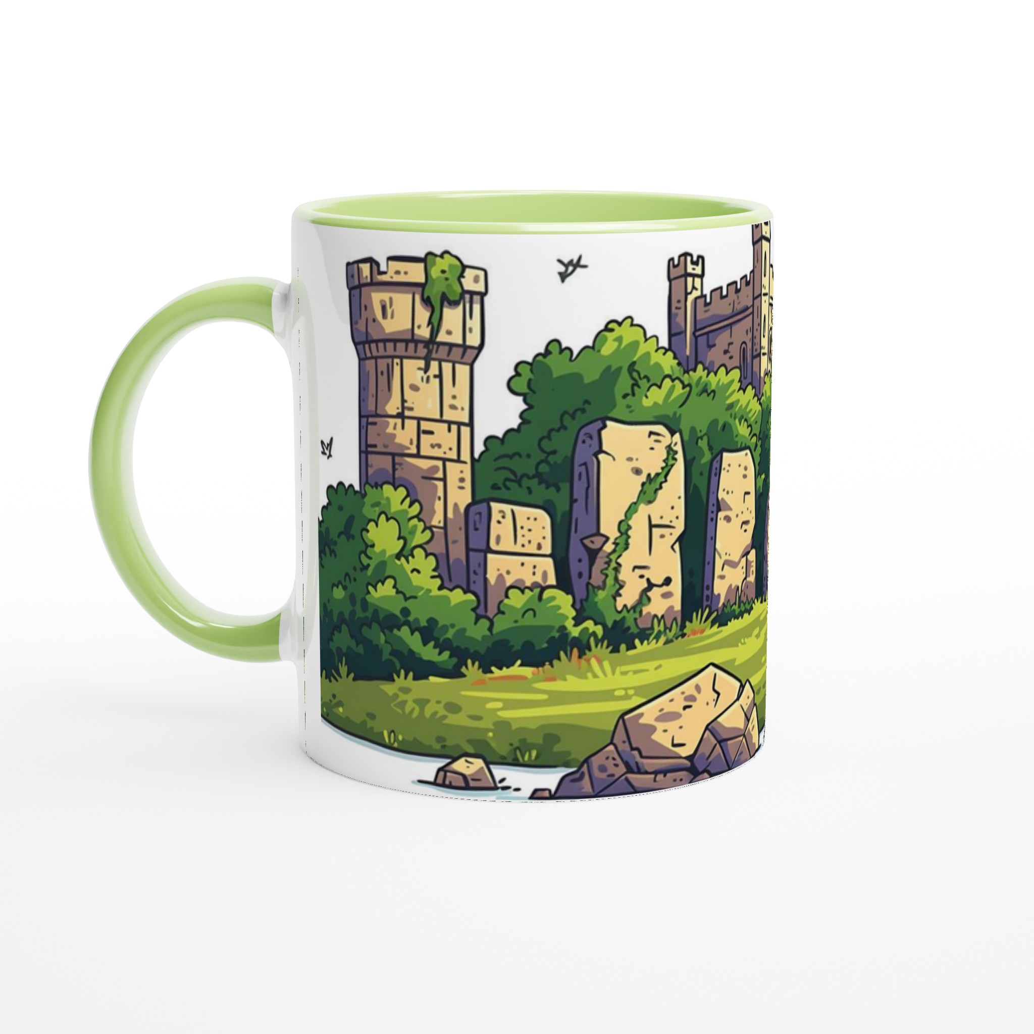 Mystisk slottsö Mugg - Fantasi & Äventyr Kaffemugg i ditt färgval 7 7eb2c708-ff19-4210-949b-a52a173f743a