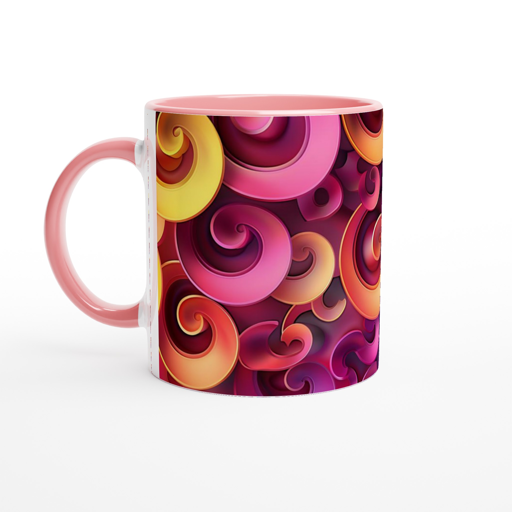 Abstrakt Virvel Mugg – Personlig 11oz Keramikmugg i ditt Val av Sju Livliga Färger 6 7eb5a526-a89c-40cf-8465-ba0d2958461d