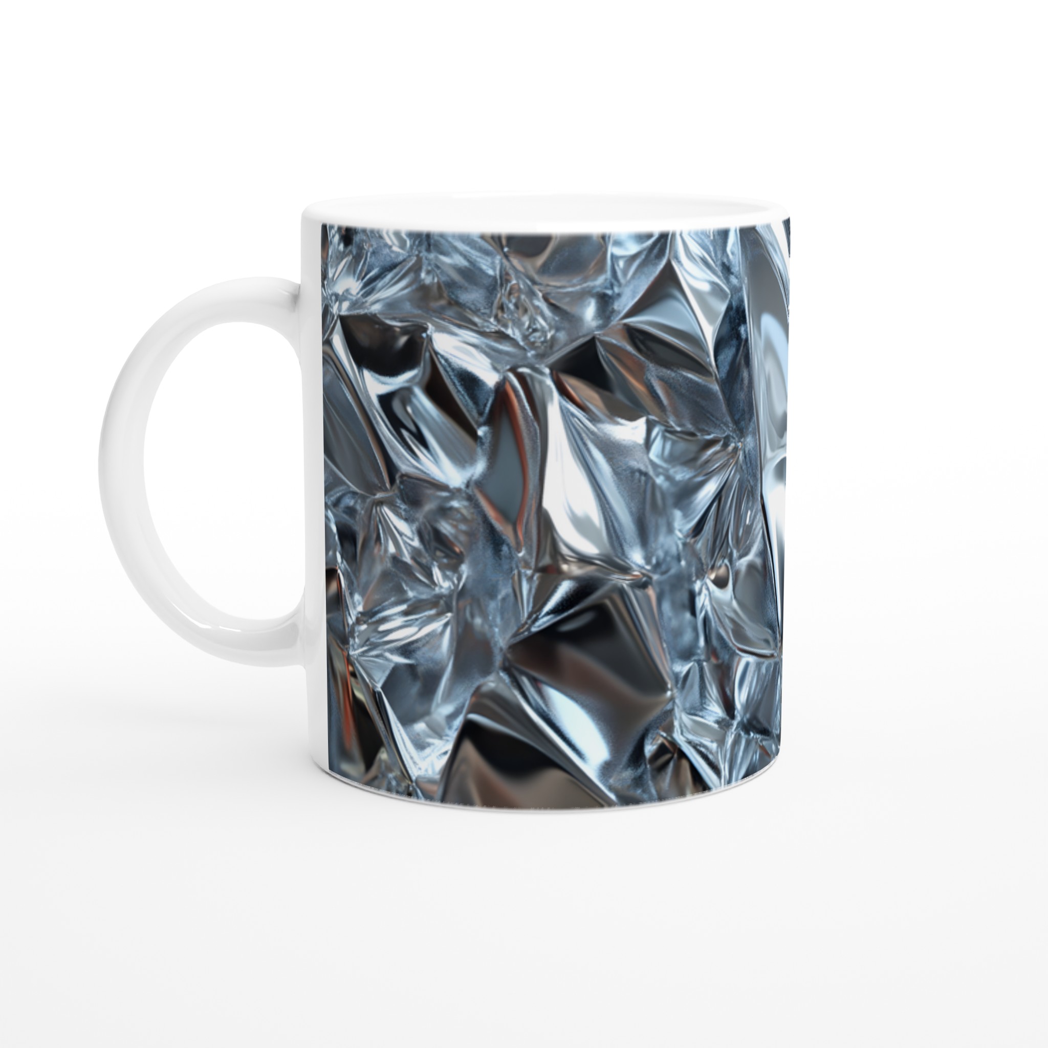 Glänsande Silver Kaffe Mugg - 11oz Keramikmugg i Valfri Färg, Hållbar för Diskmaskin & Mikro 1 7ec46bac-983d-444e-a02c-e41ab9bca0d1