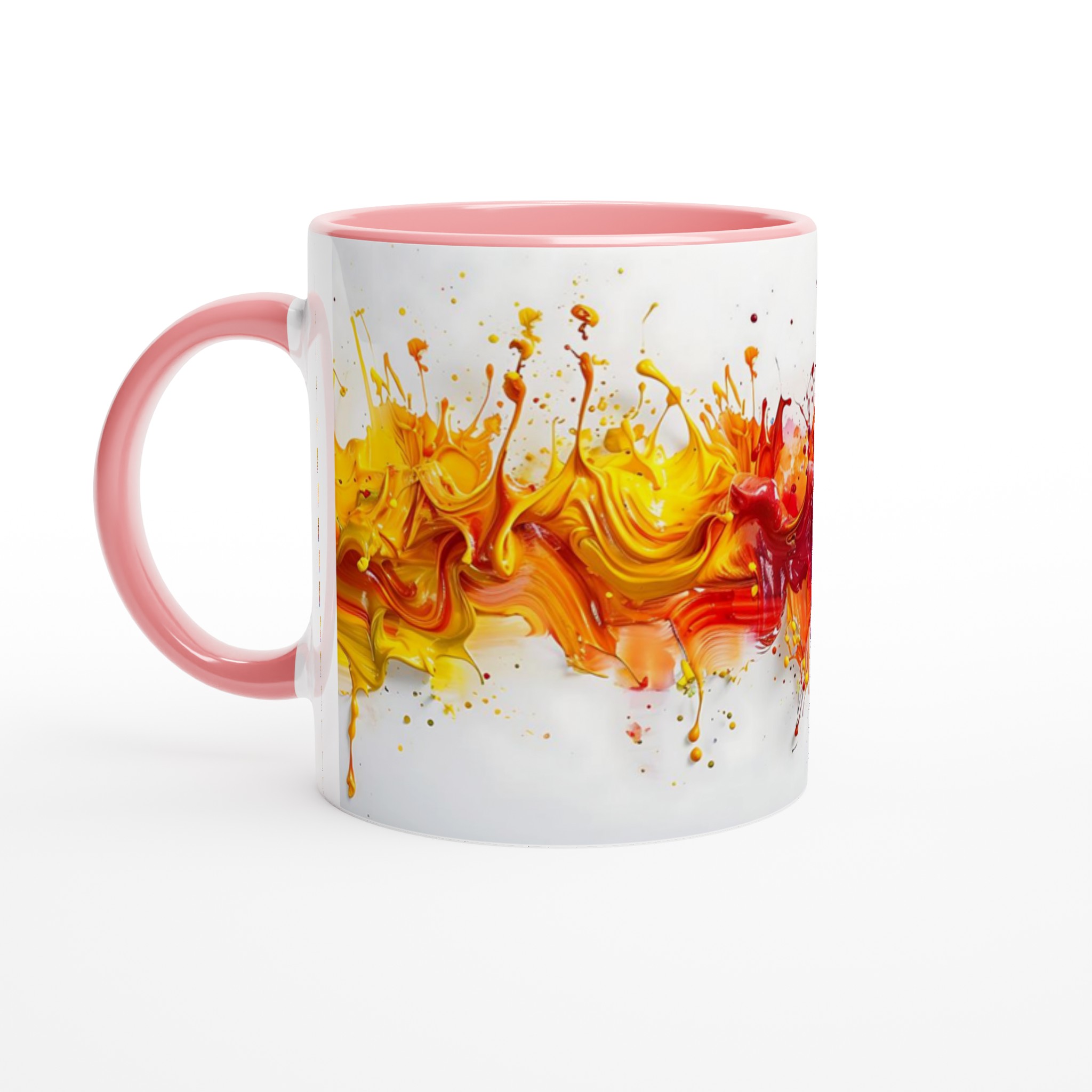 Vit 11oz Keramisk Mugg - Välj bland Regnbågens Färger för en Livlig Start på Dagen! 6 7f18b9ed-3d97-476f-bd8c-5d9d1f3a3c7b