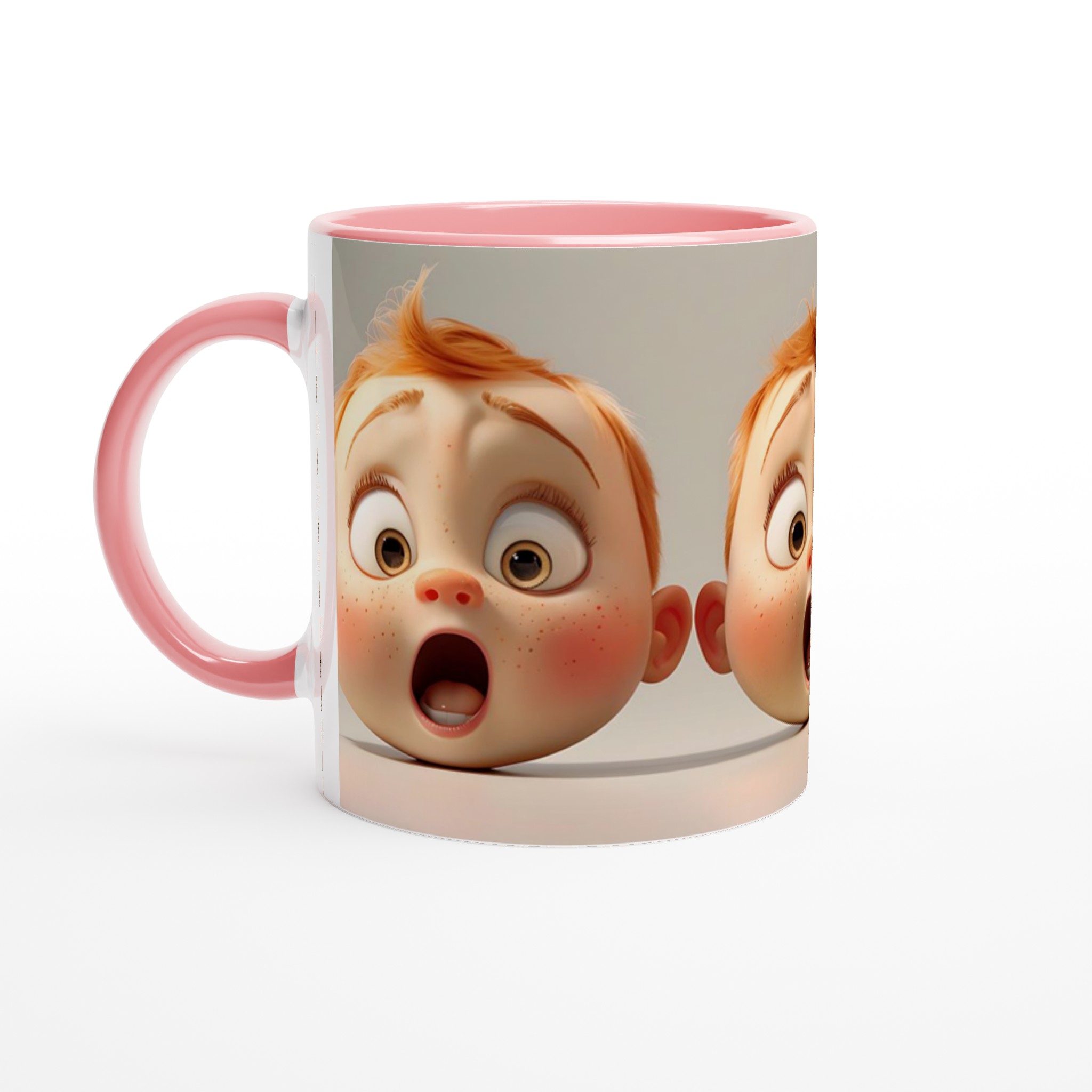 Förvånade Ansikten: Charmig 11oz Keramisk Mugg för Ditt Kaffe, Tillgänglig i Flera Färger! 6 7f2de566-61e0-4c2d-8f47-8960660424b7