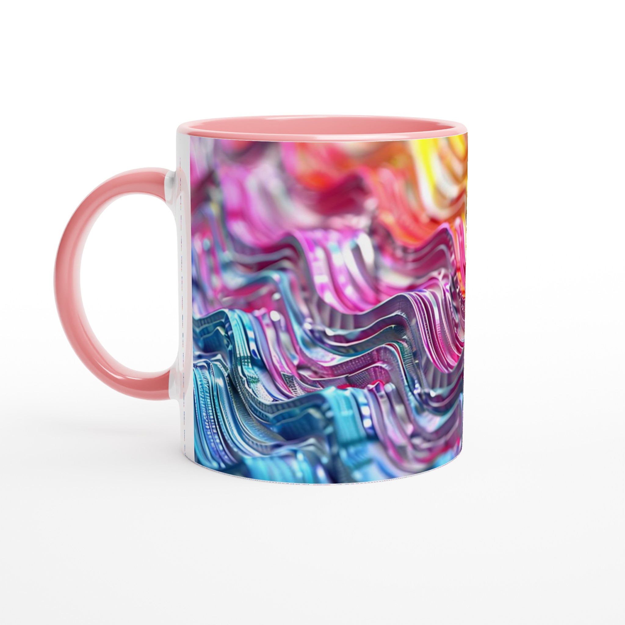 Abstrakt Vågmotiv 11oz Keramikmugg – Din Kaffestund, Din Färg! 6 7f9e8aa7-9a17-4648-bff2-ea9148820c02