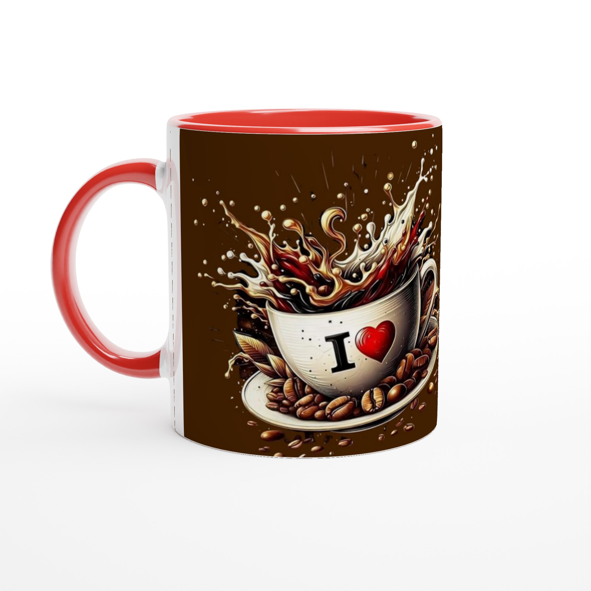 Vit 11oz keramisk mugg med kärleksfullt kaffemotiv – välj din perfekta färg 6 800660f8-fff5-4b1a-b526-ea9904d298e3