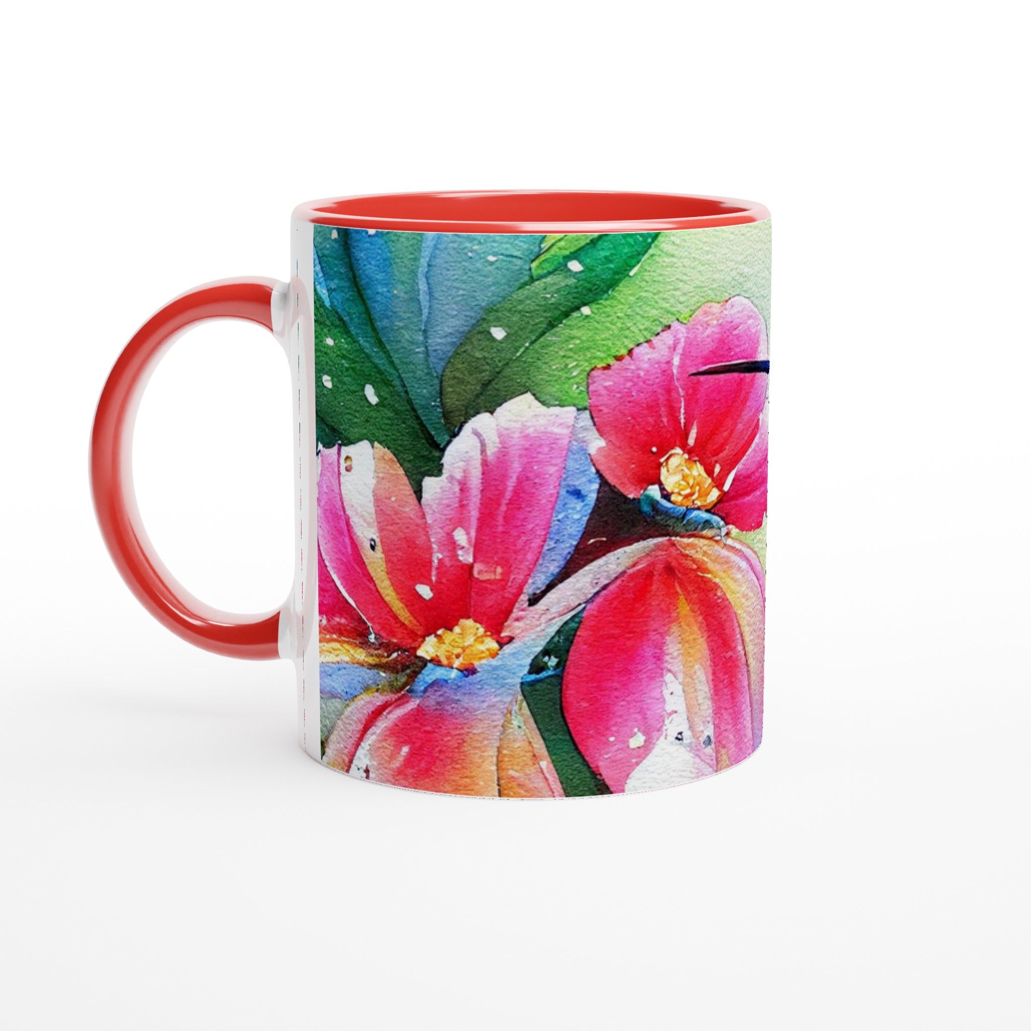 Vibrant Hummingbird Ceramic Mug – 11oz of Artistic Elegance in Your Choice of Colors 5 8021c8aa-8ba3-4101-8c07-f3255bdce68d