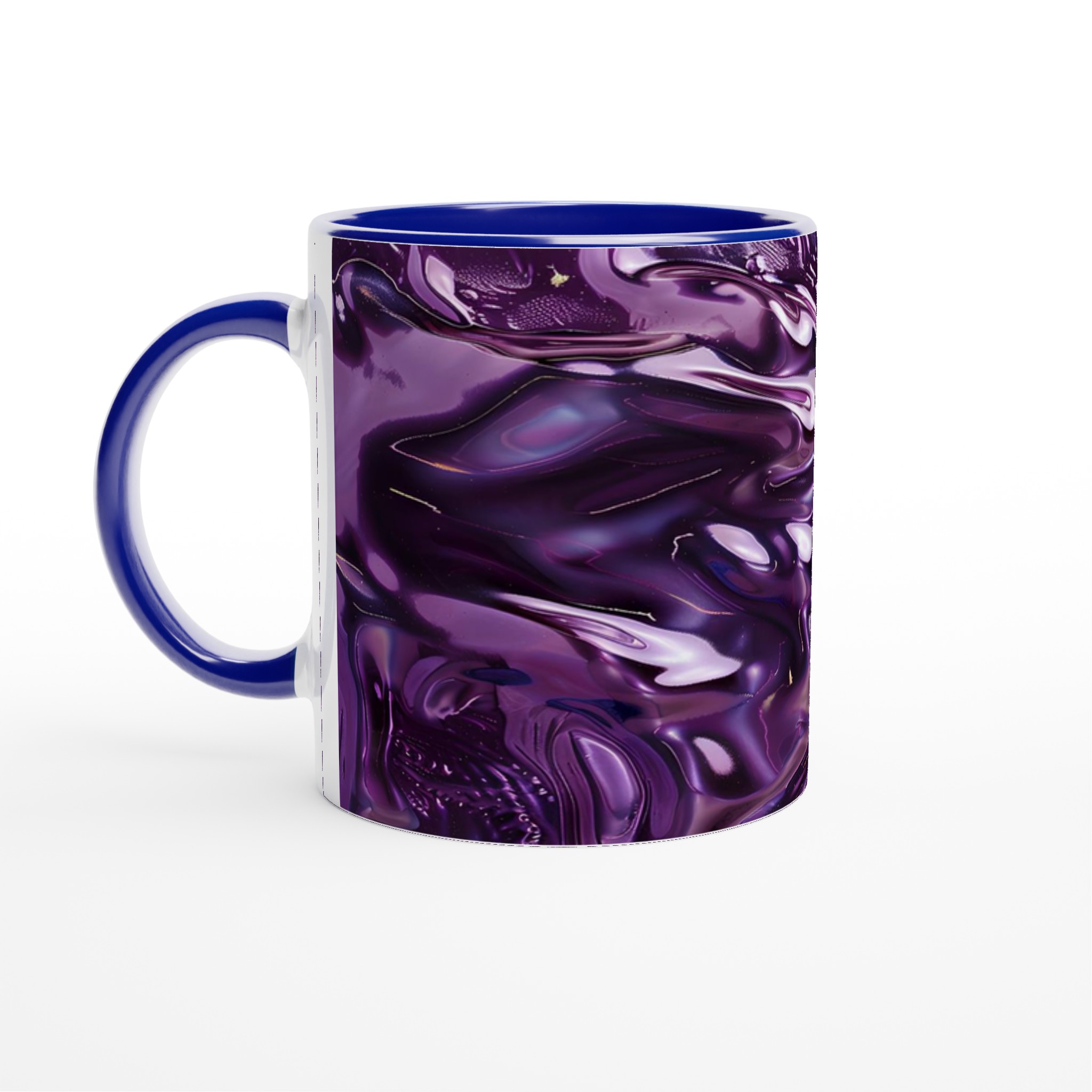 Abstrakt Lila Våg Mugg – 11oz Keramisk Mugg i Valfri Färg för En Modern Touch 2 802ef49e-3f05-4dda-90da-8bfb6f0050d7