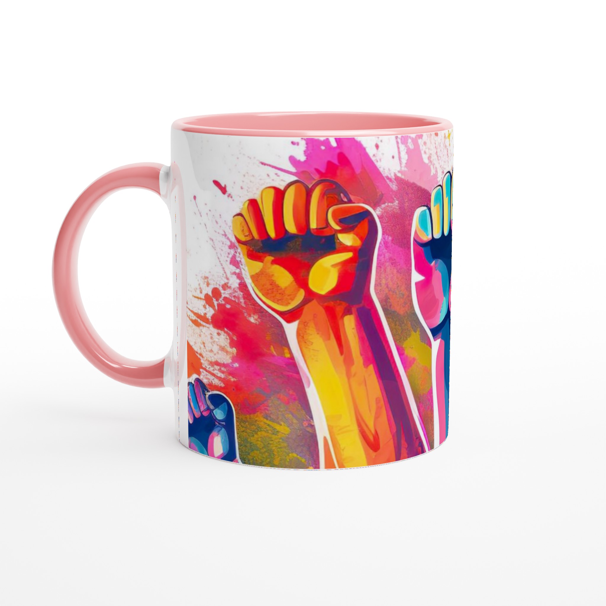 Vit 11oz keramisk mugg med färgstarka uttryck i valfri färg 6 8052b266-e959-4f87-812d-e2b236d65b1c